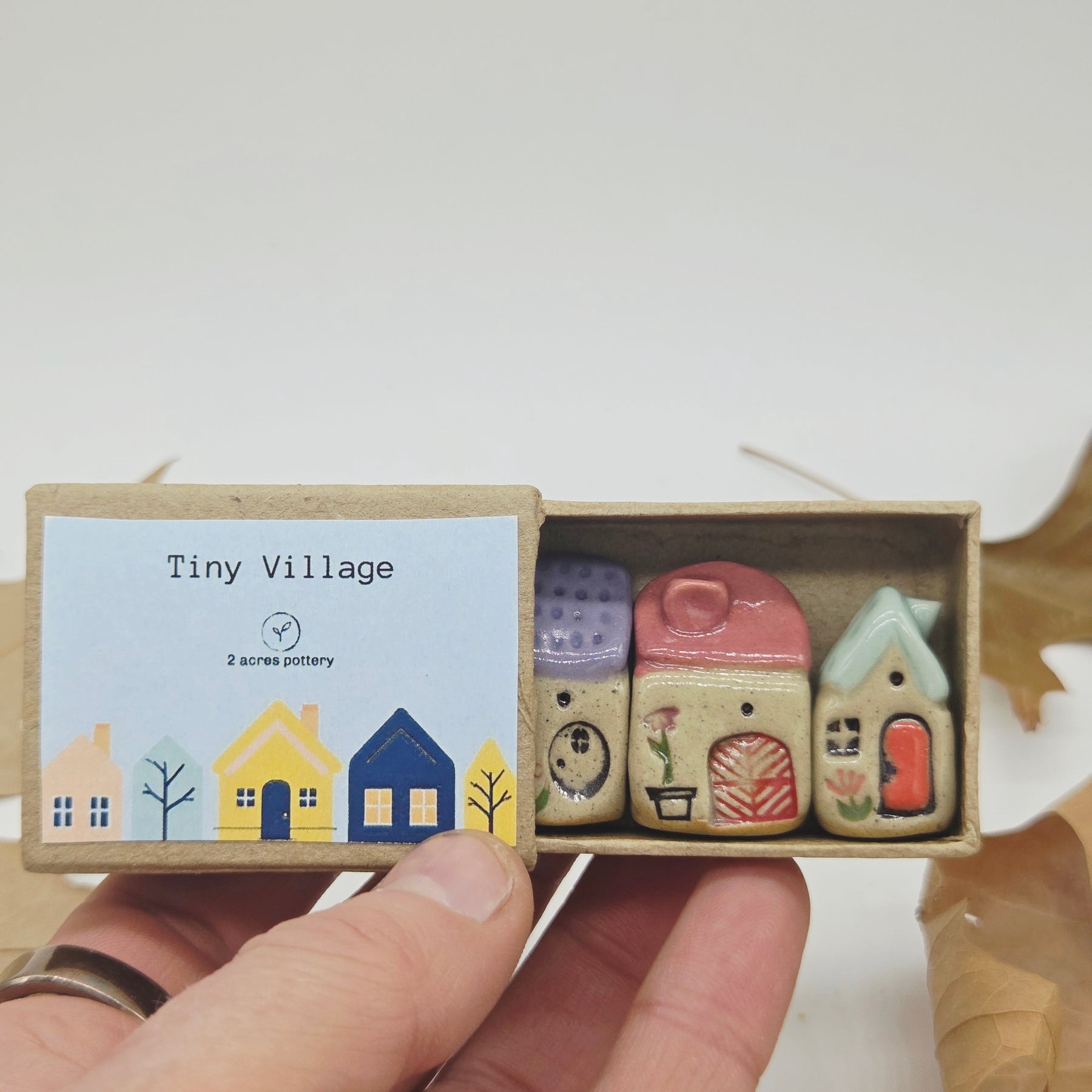 Tiny Ceramic Village - Meadow Mews