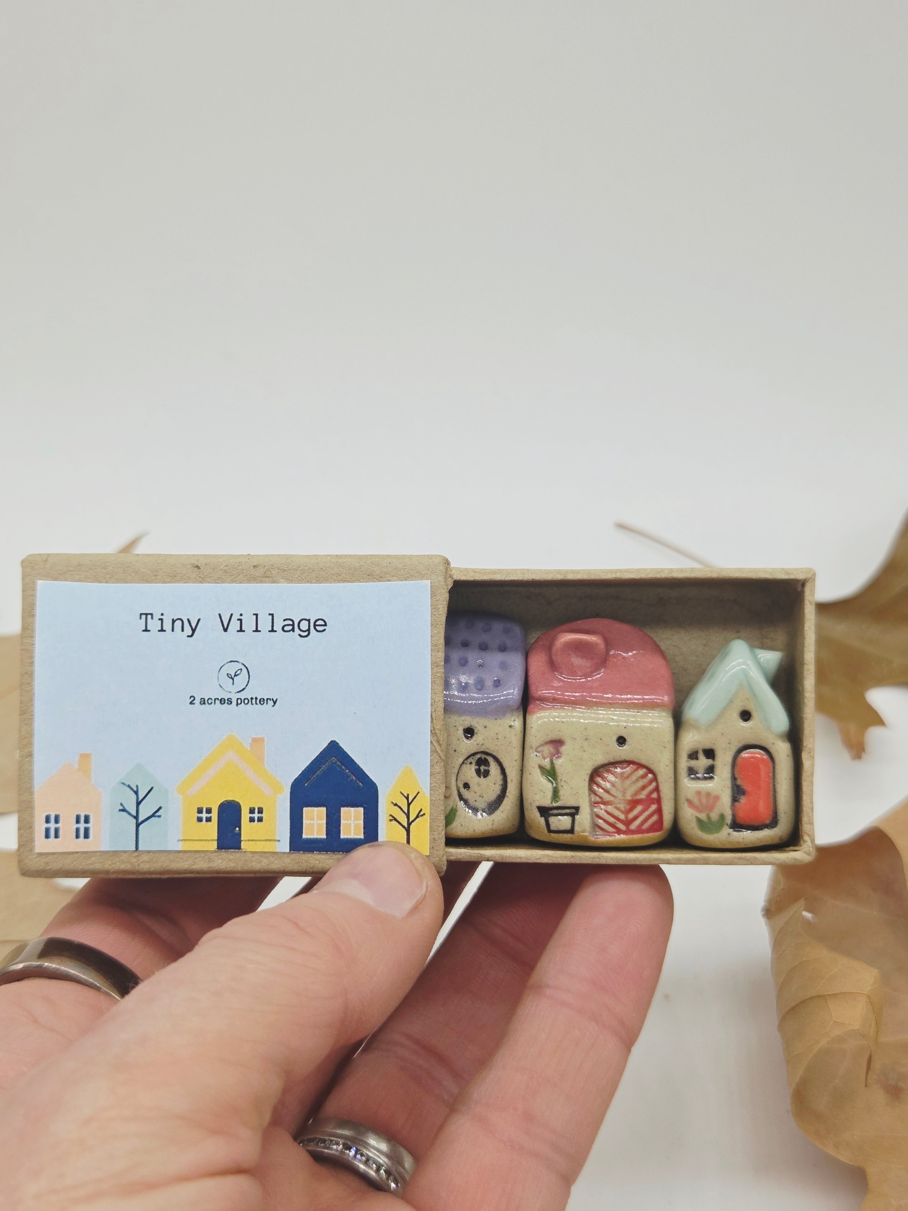 Tiny Ceramic Village - Meadow Mews