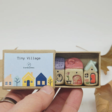 Tiny Ceramic Village - Meadow Mews