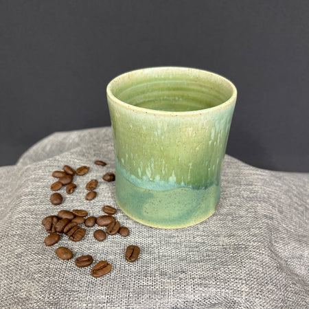 Handcrafted Ceramic Tumbler - Earthy Sage