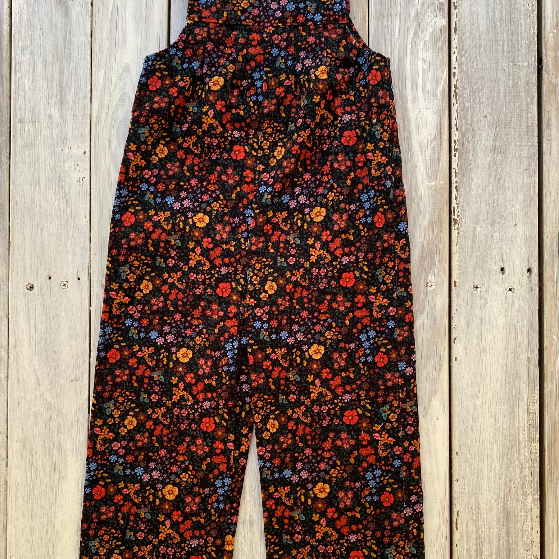 Corduroy Childs overalls autumn floral size 3