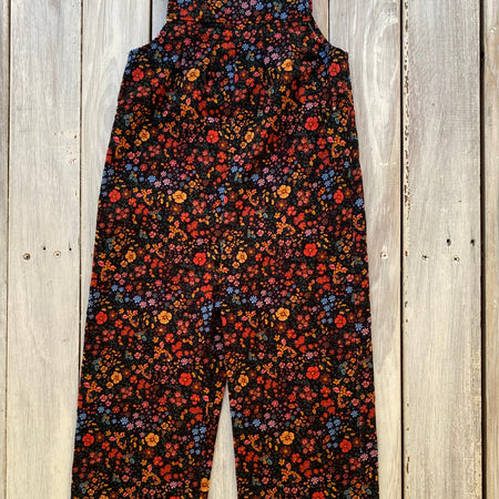 Corduroy Childs overalls autumn floral size 3