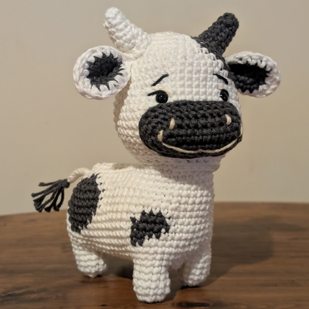 Mini farm cow