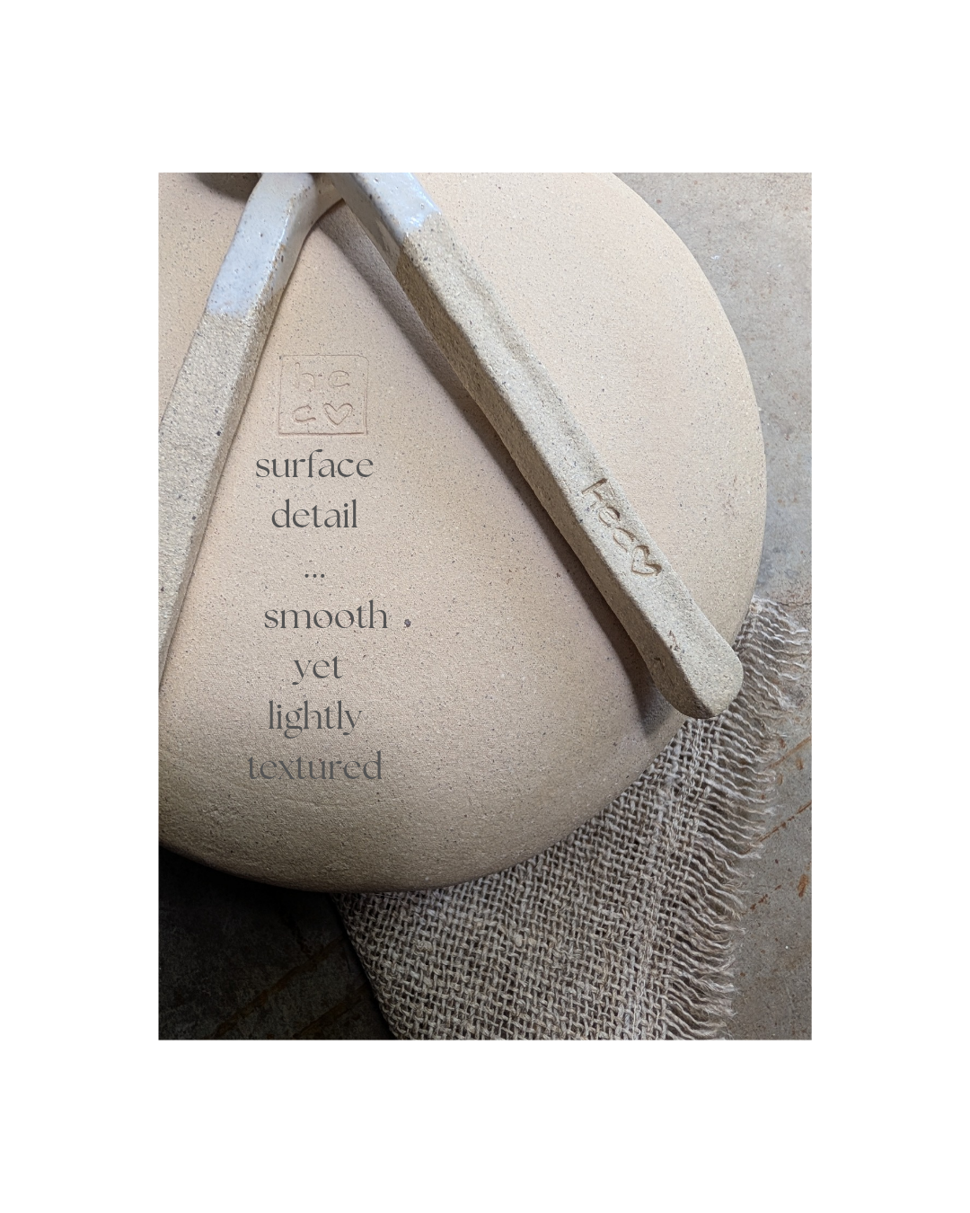 Hand-formed Ceramic Serving Bowl and Spoon Set | share • dine • savour