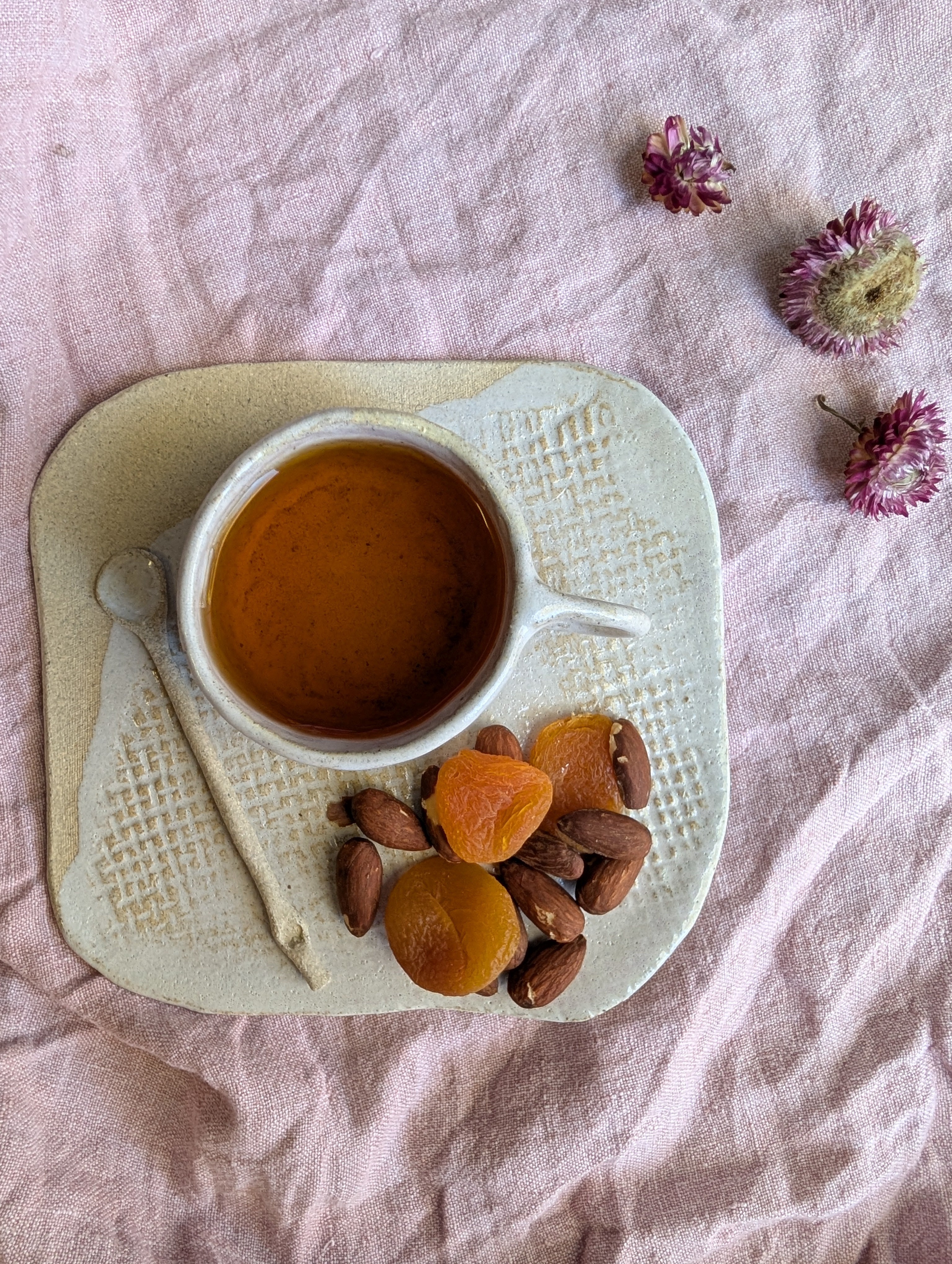 Handmade Ceramic Tea & Treat Set | delicate • earthy • organic