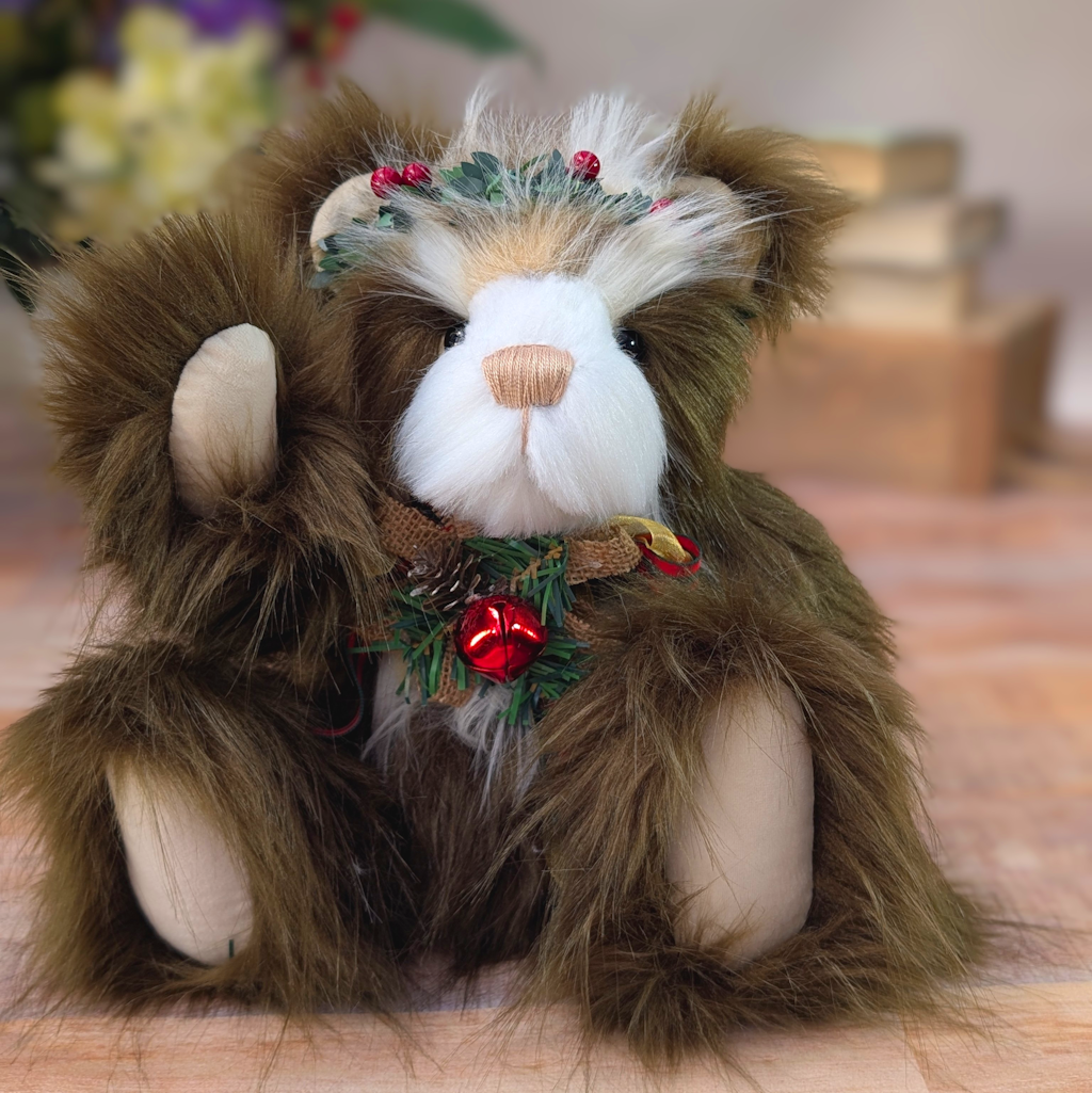 Green 2025 Christmas Collectable Artisan Teddy Bear