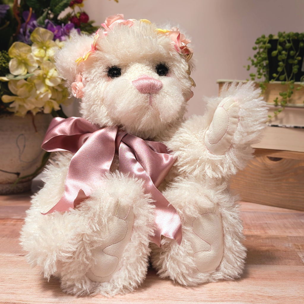 Handmade Plush Teddy Bear: OOAK Collectible Teddy Bear