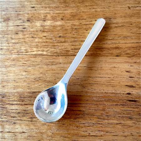 Sterling silver salt spoon