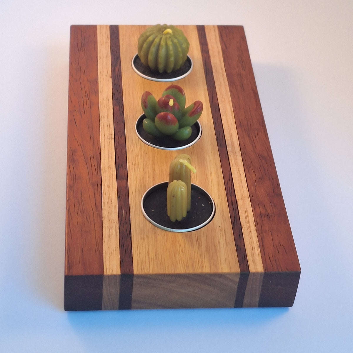 Handmade Timber Tea Light Candle Holders