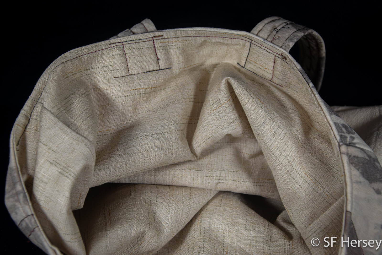 Eco-dyed Gum Leaf Bag