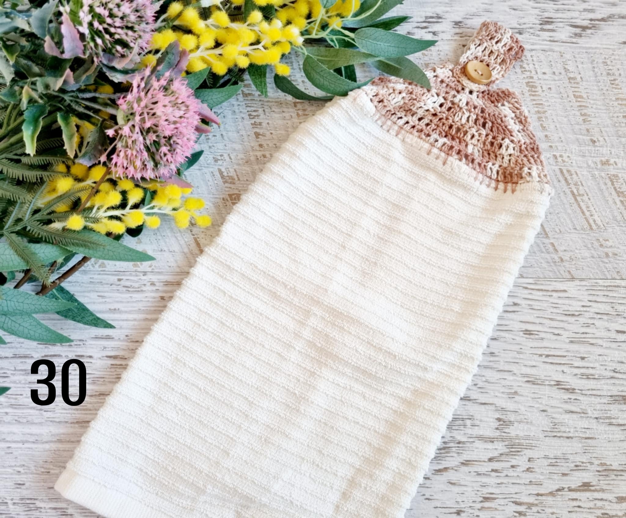 Kitchen Hand Towel | Hanging | Cotton | SINGLE LAYER - 9 Styles - 28-36