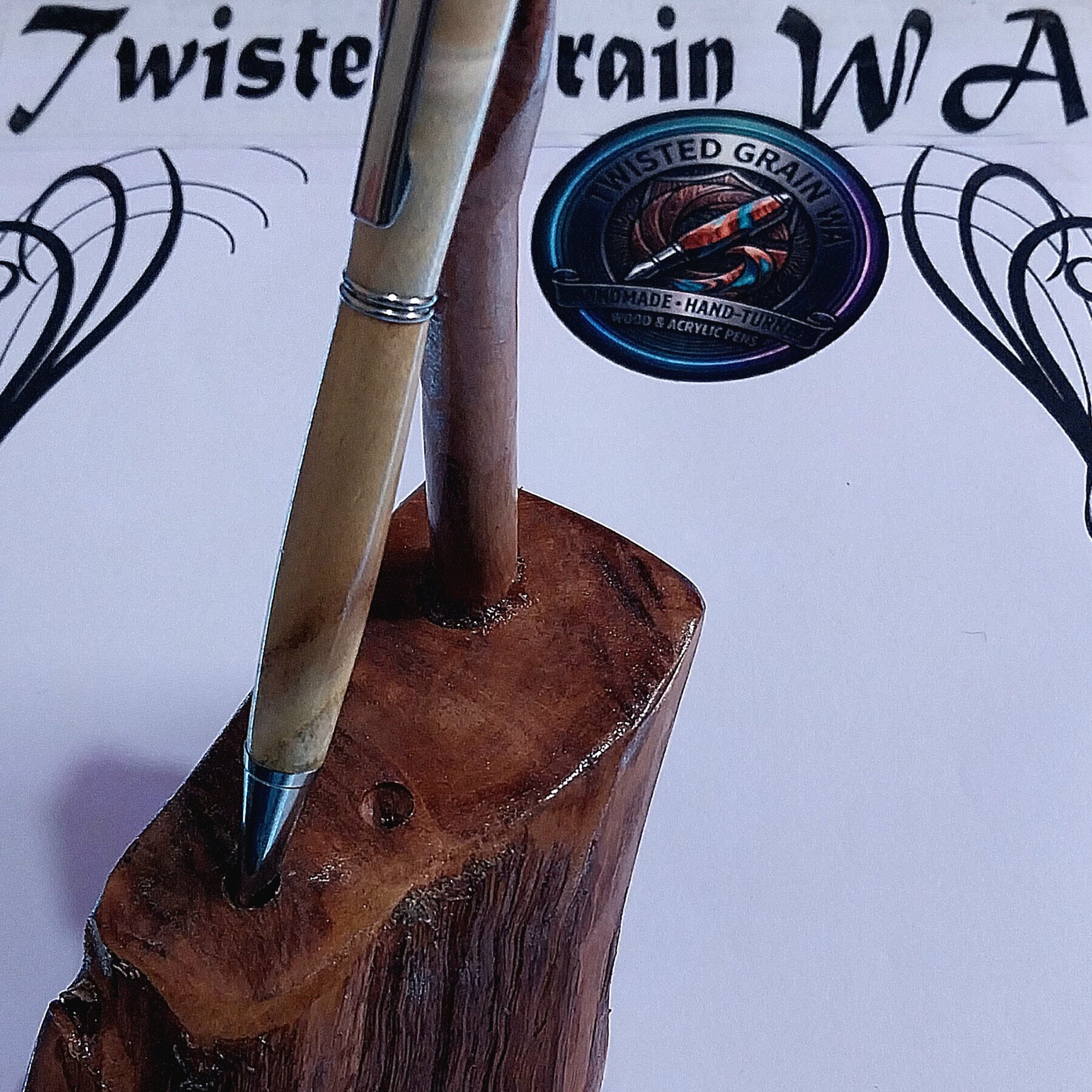 Handcrafted Mulberry Wood Slimline Pen