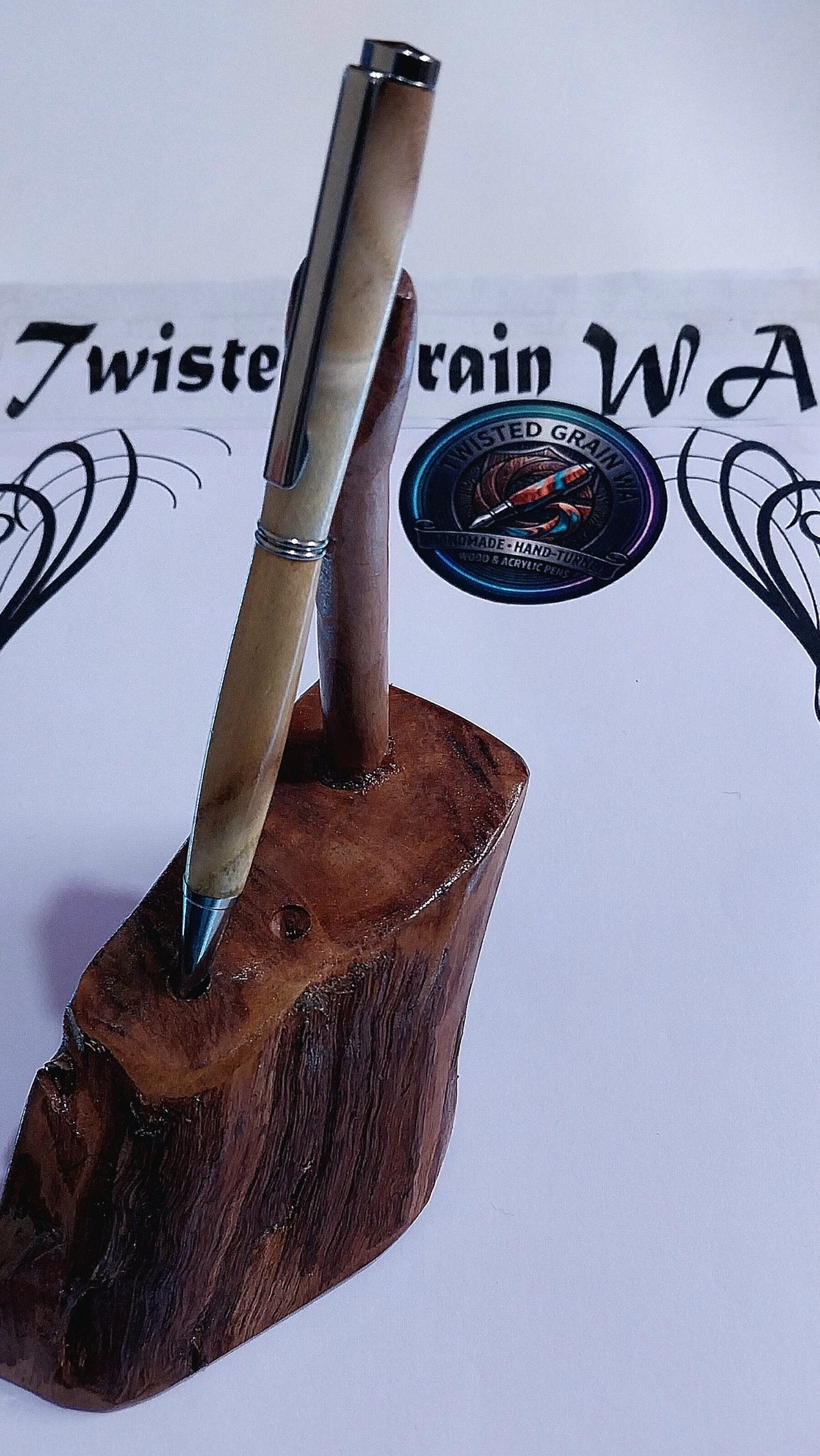 Handcrafted Mulberry Wood Slimline Pen