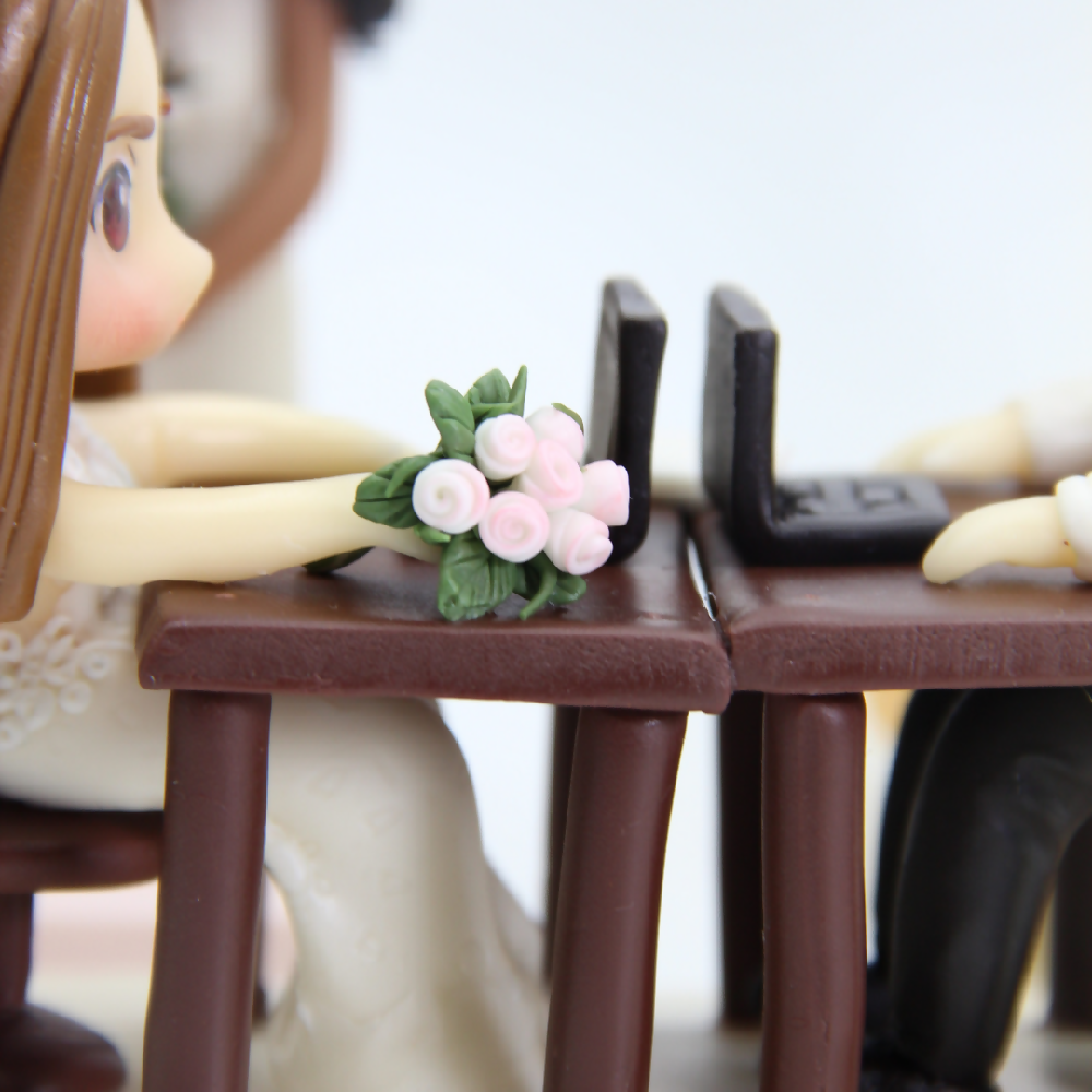 Video Game INSPIRED Funny Custom Made Wedding Cake Topper