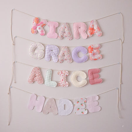 Personalised Fabric Name Banner