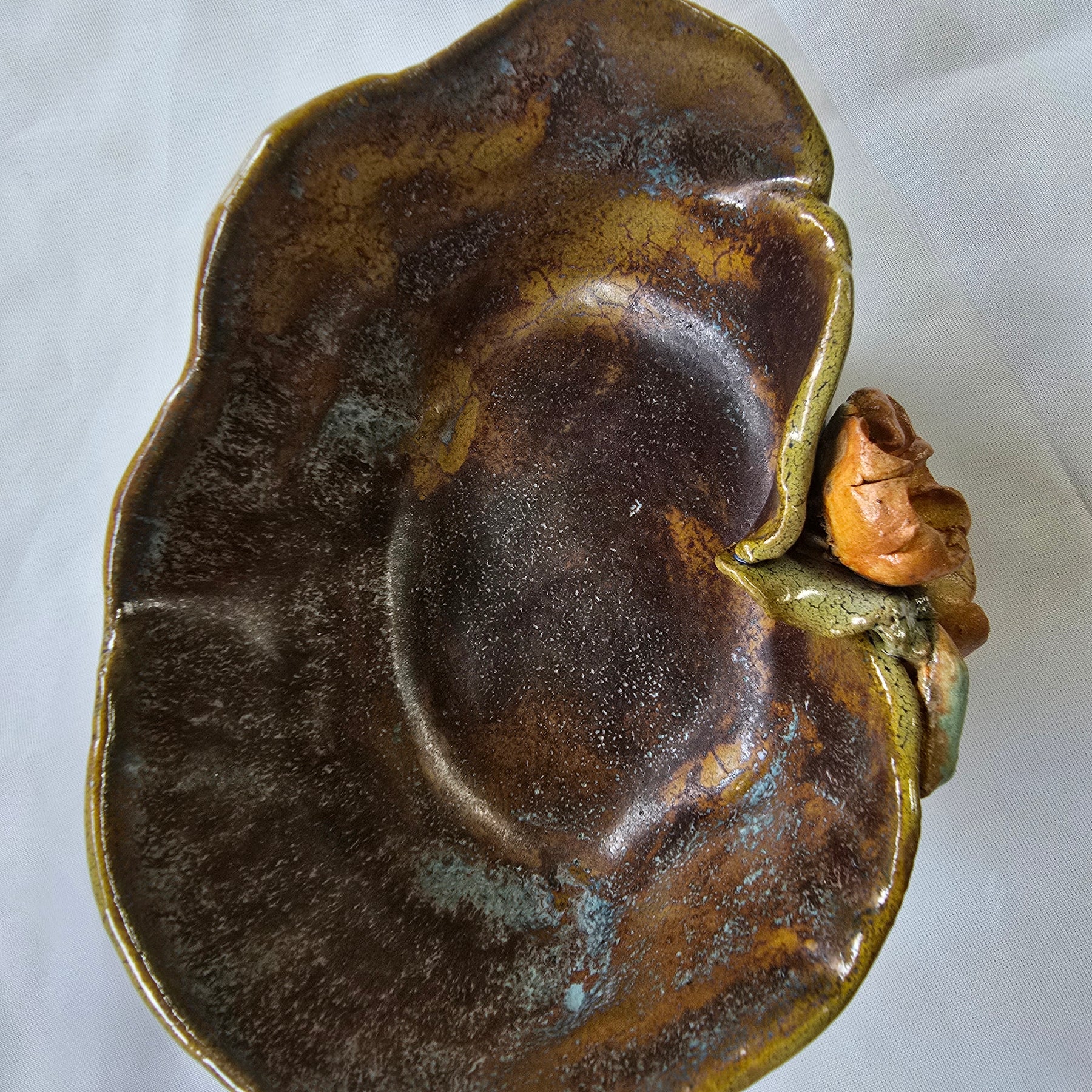 Flower trinket dish