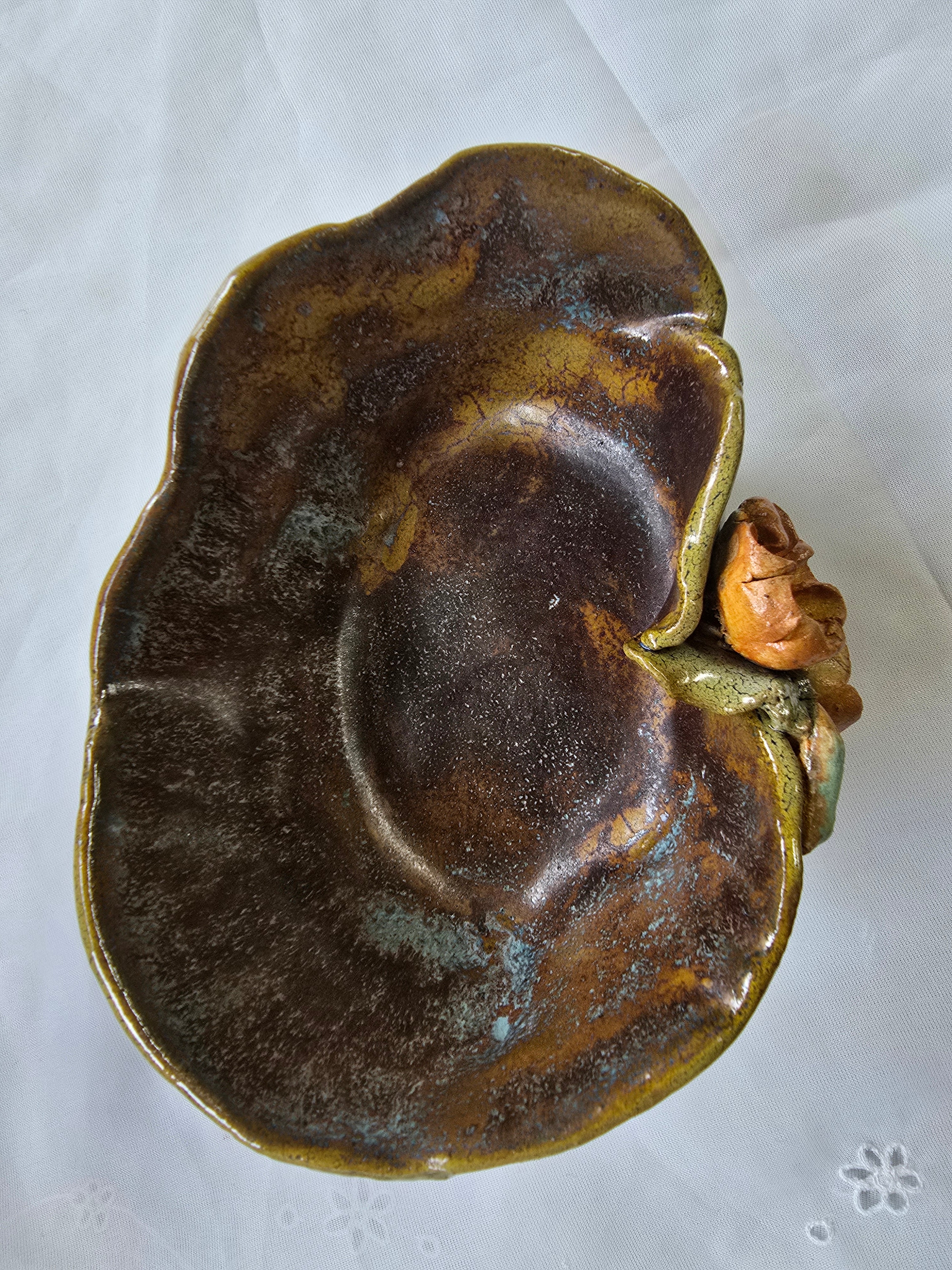 Flower trinket dish