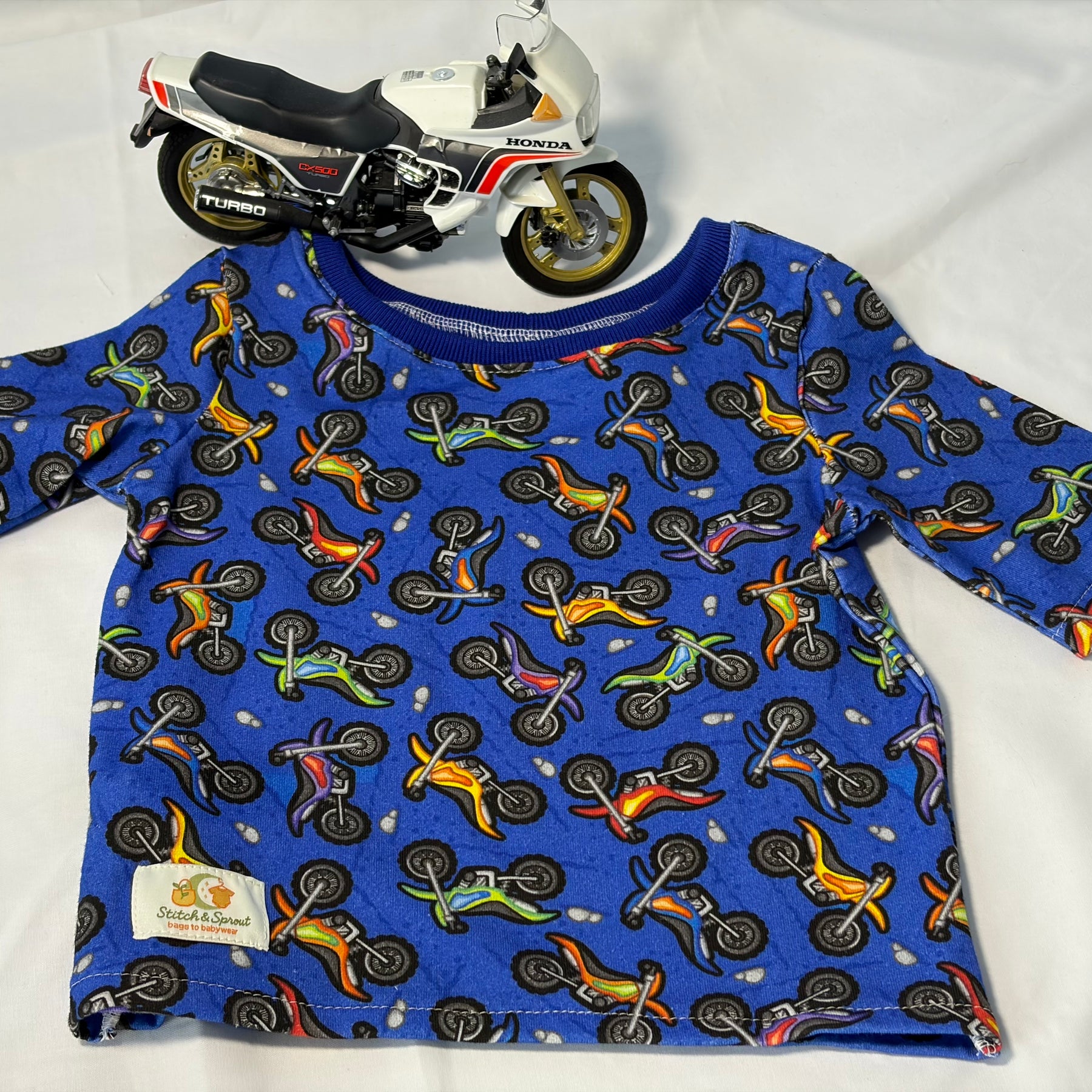 EOFY SALE MOTORBIKES TEE SHIRT 12-18 months