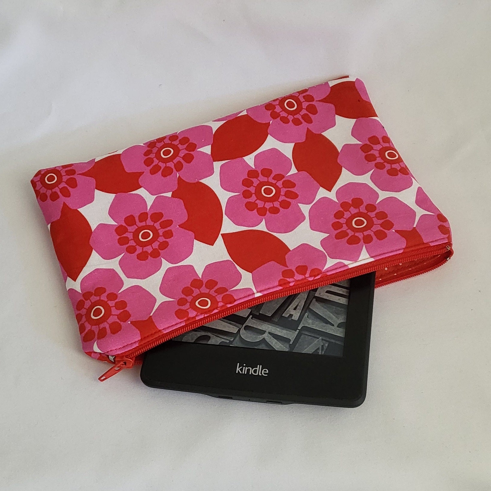 Kindle Sleeve | Padded Cotton | E-Reader Pouch