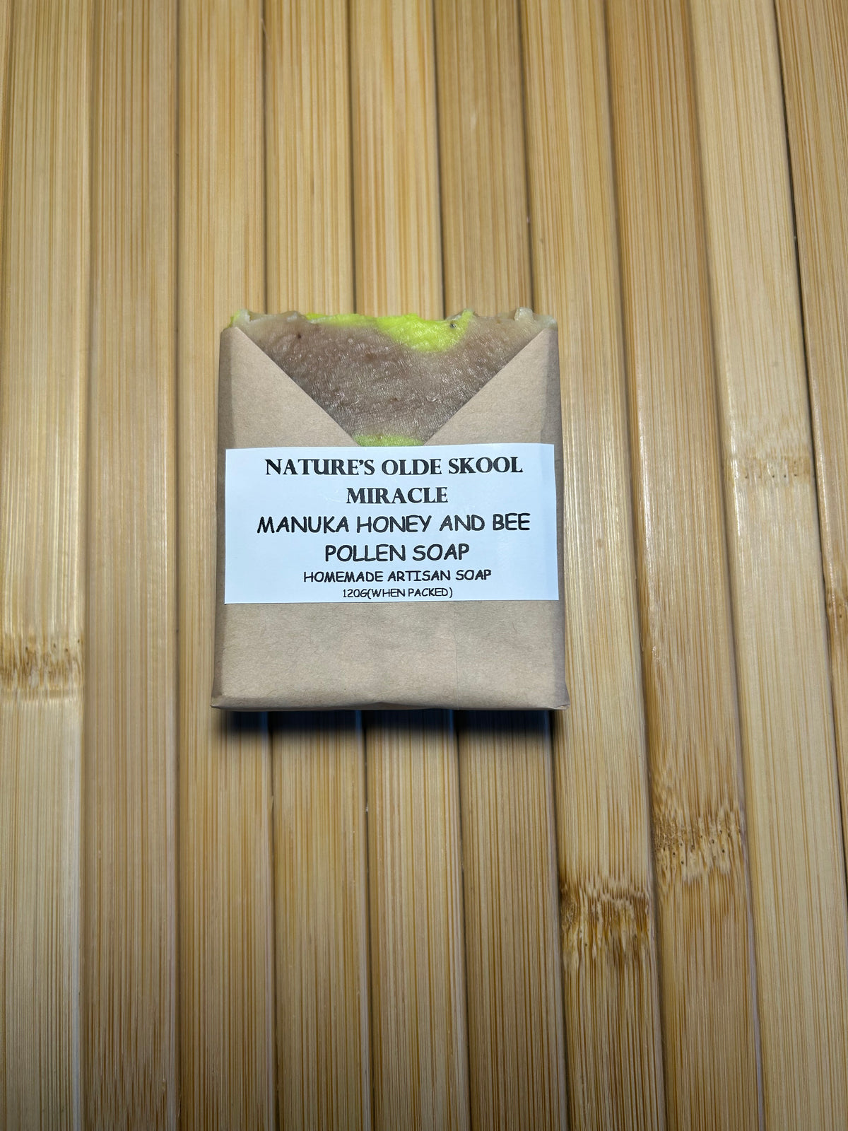 Manuka Honey & Bee Pollen Soap |  Exfoliating | Natural Ingredients | Shea Butter