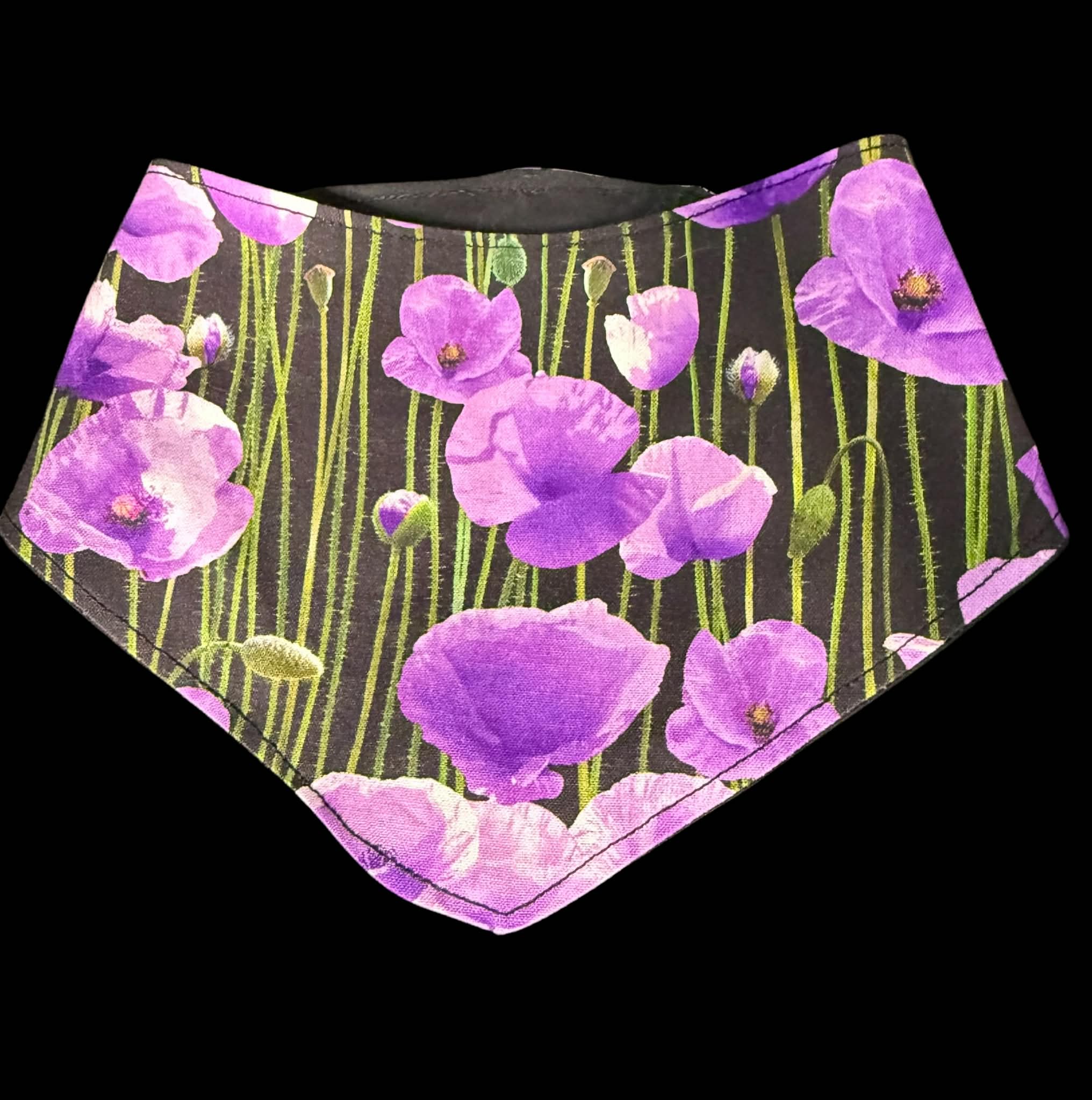 Purple Poppy Pet Bandana for ANZAC Day  Honour. Animals of War, service dog