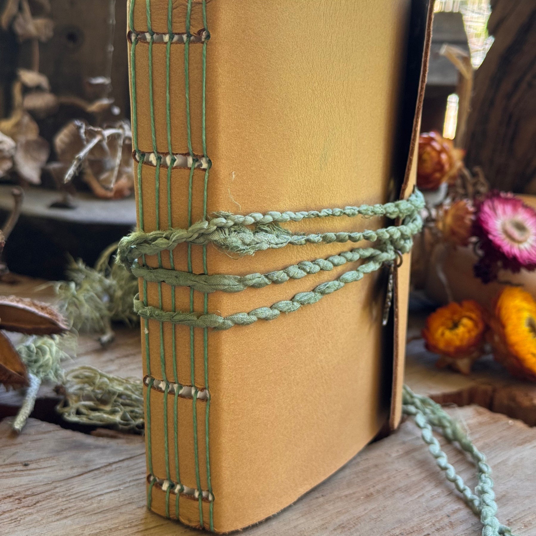 Mustard Leather A6  Journal
