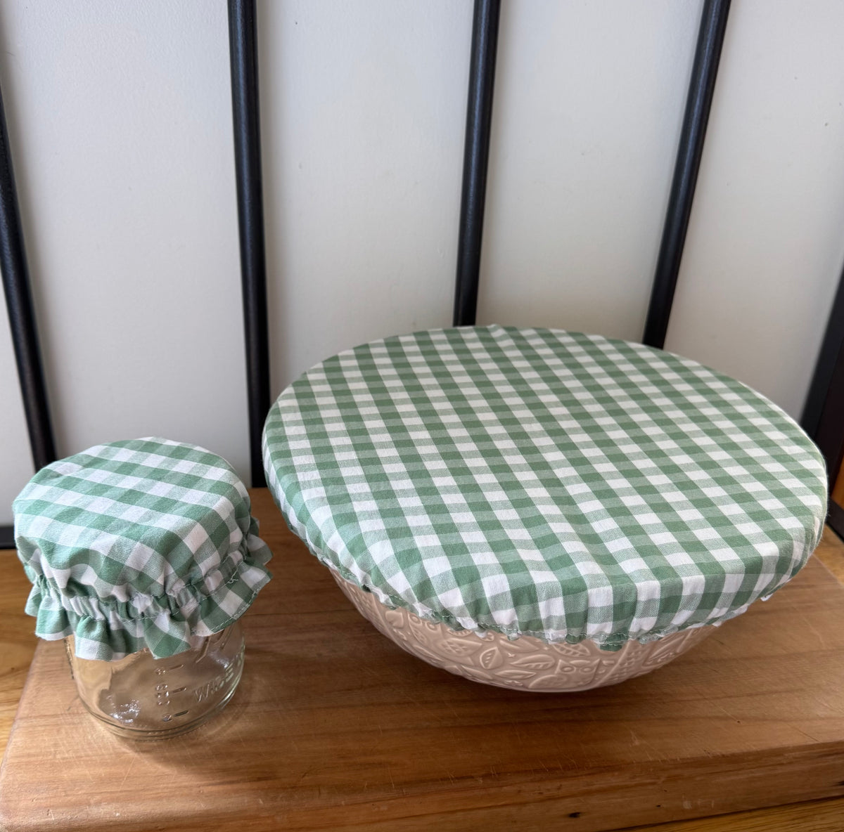 Reversible Daisy Bowl & Jar Covers – Handmade in Tasmania