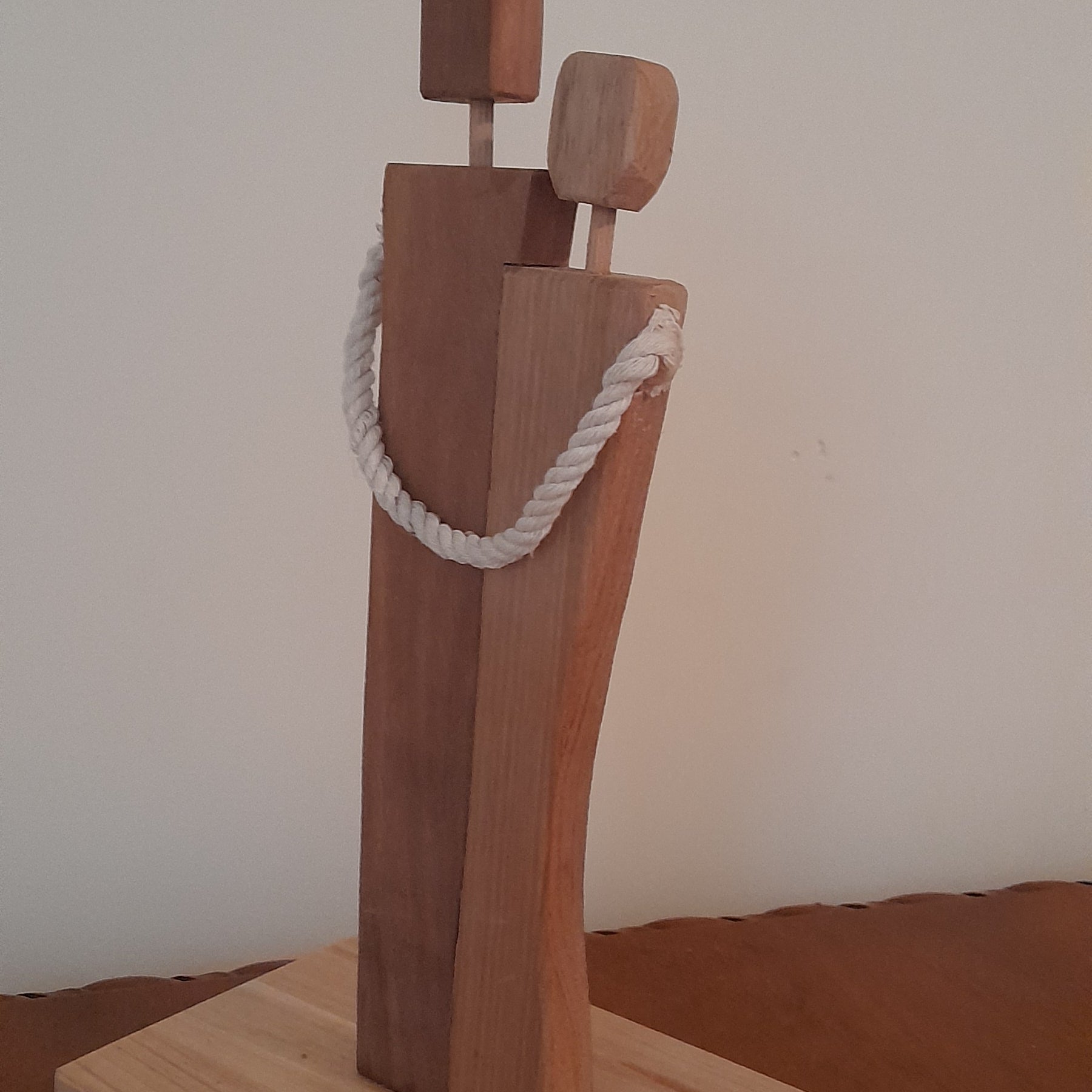 Man and Woman Wood Art