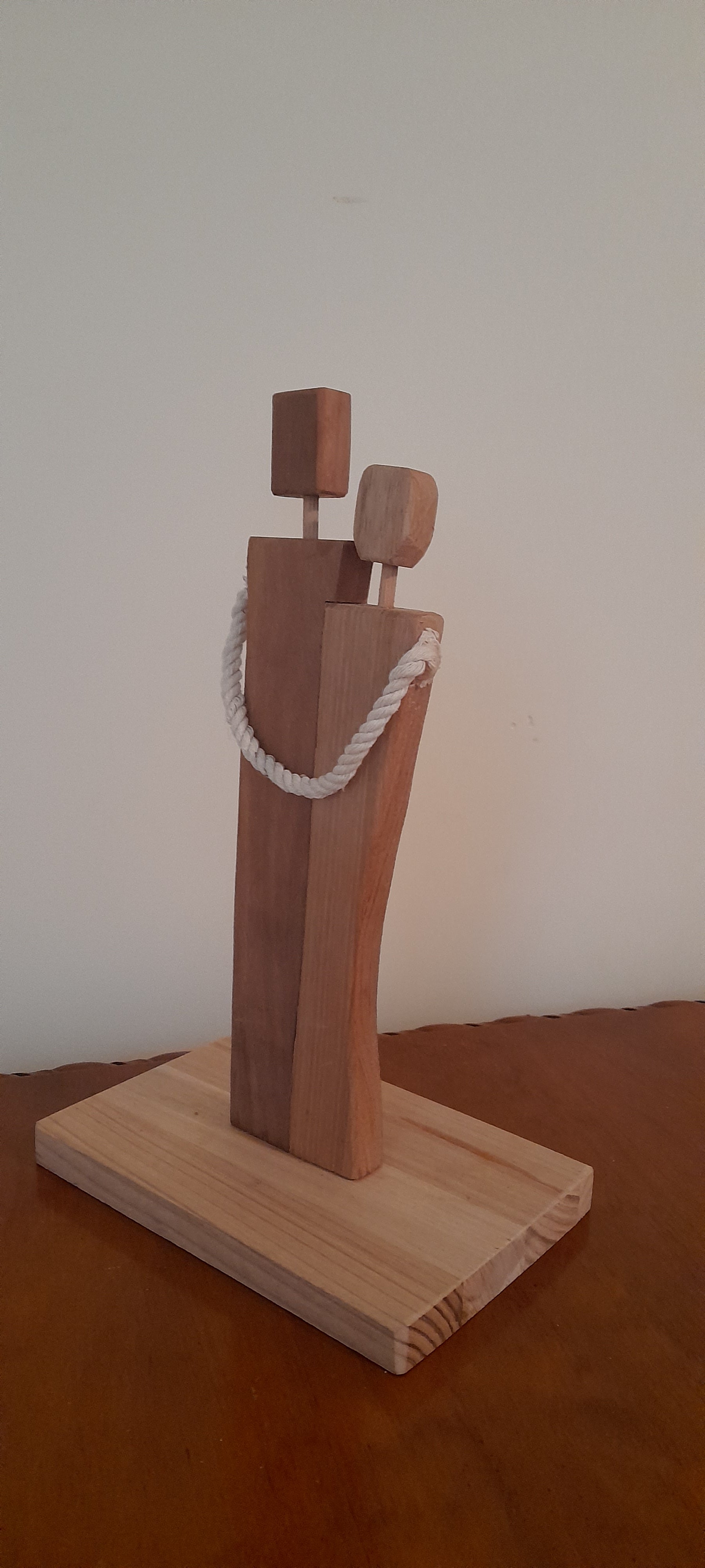 Man and Woman Wood Art