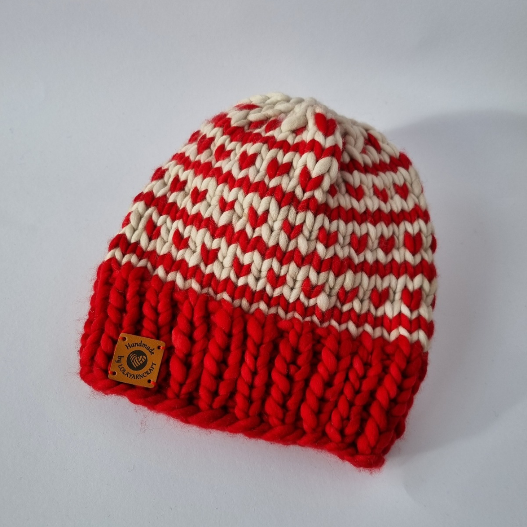 Super warm hearts beanie