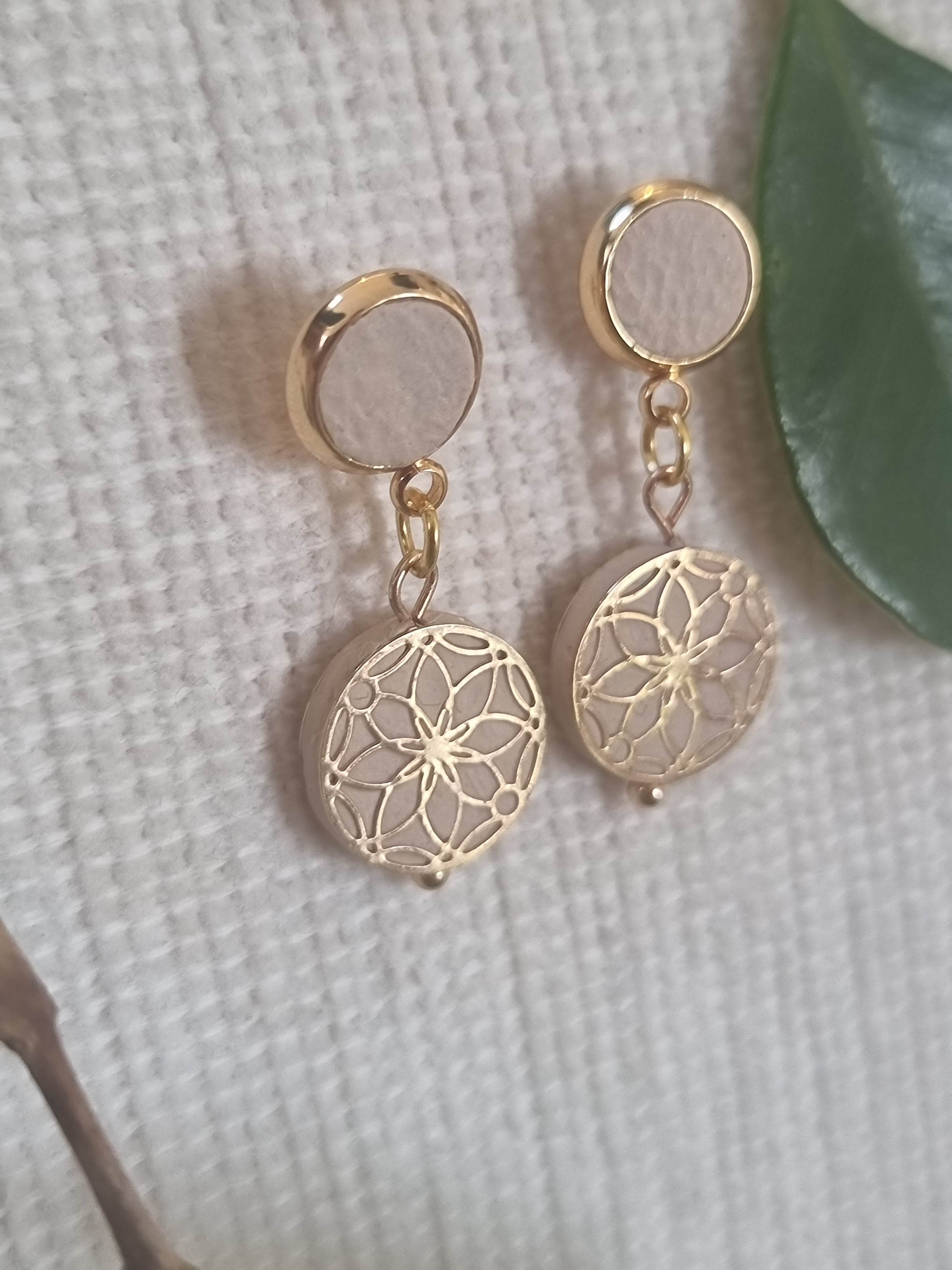 Sand Lace Dangles