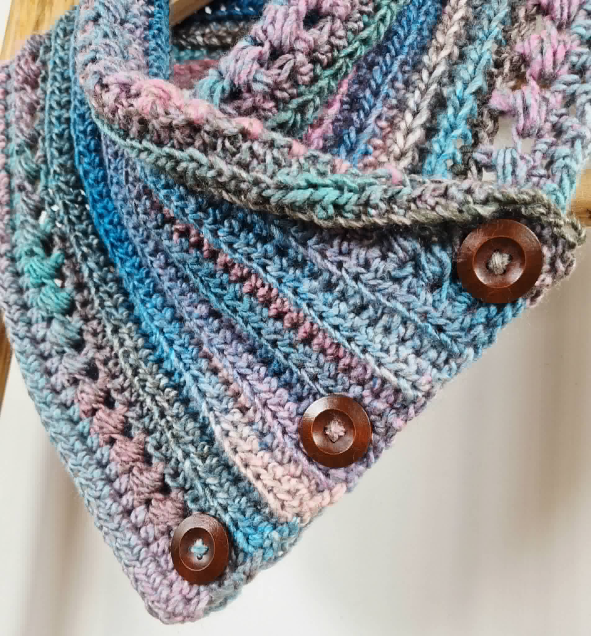 Ladies Neck warmer | Cowl | Scarf | Multi Colour | Adult | Vintage | Crochet