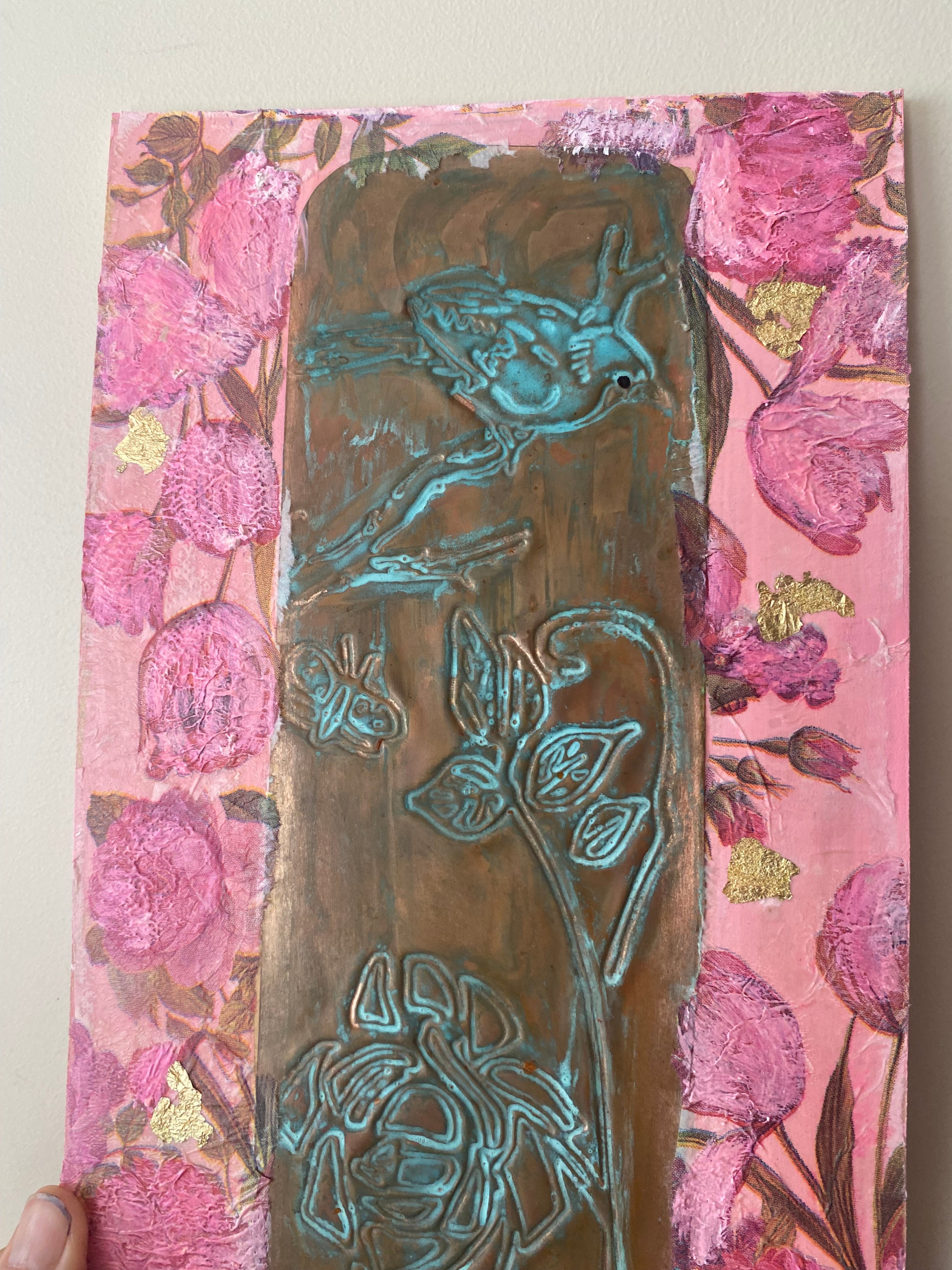 Enchanted wood copper art ❤️