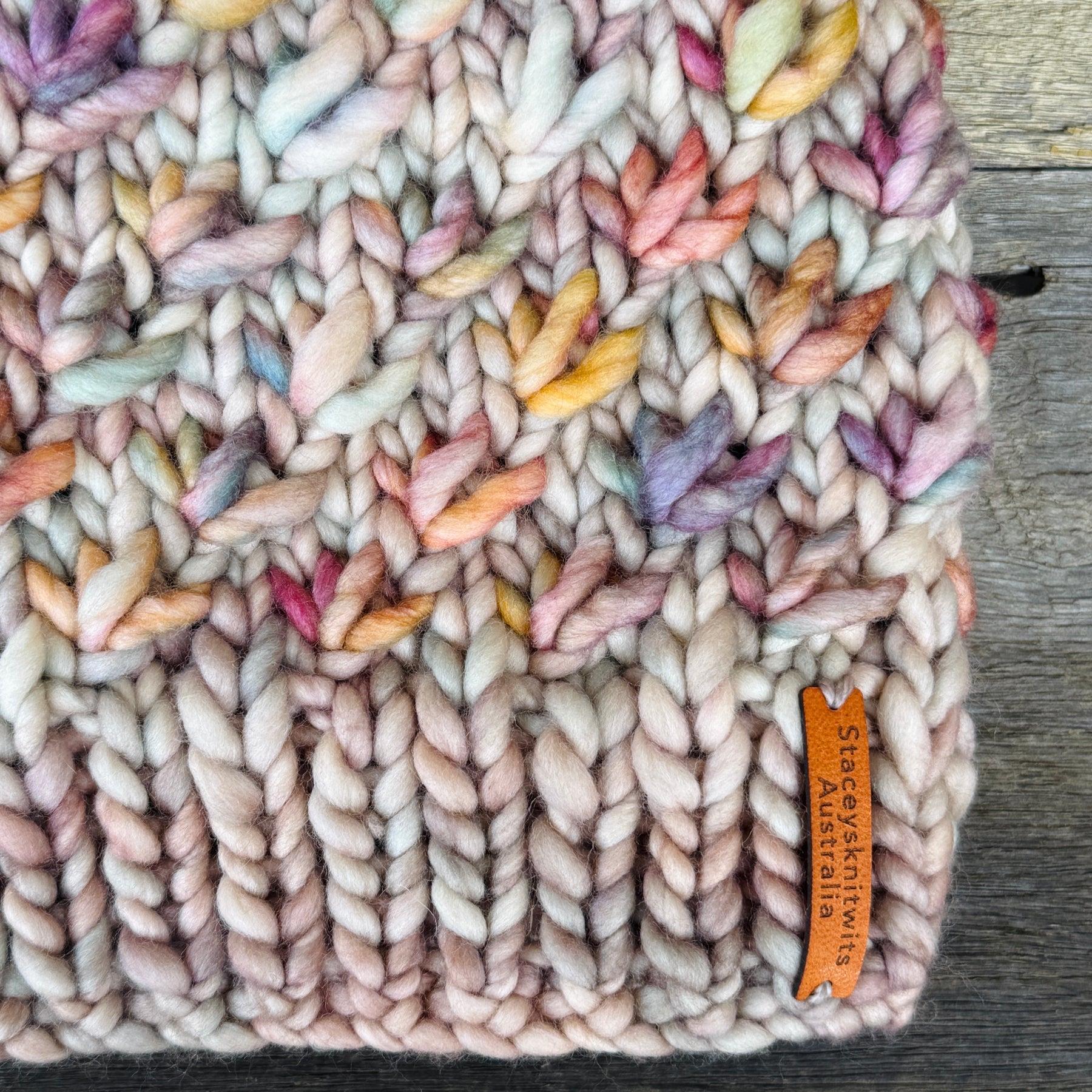 Custom Order - Lotus Flower Beanie & Matching Handwarmers