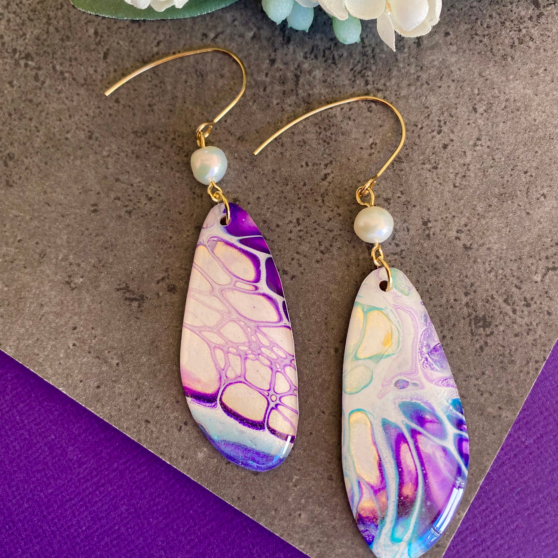 Freshwater Pearl Collection Dangle Earrings