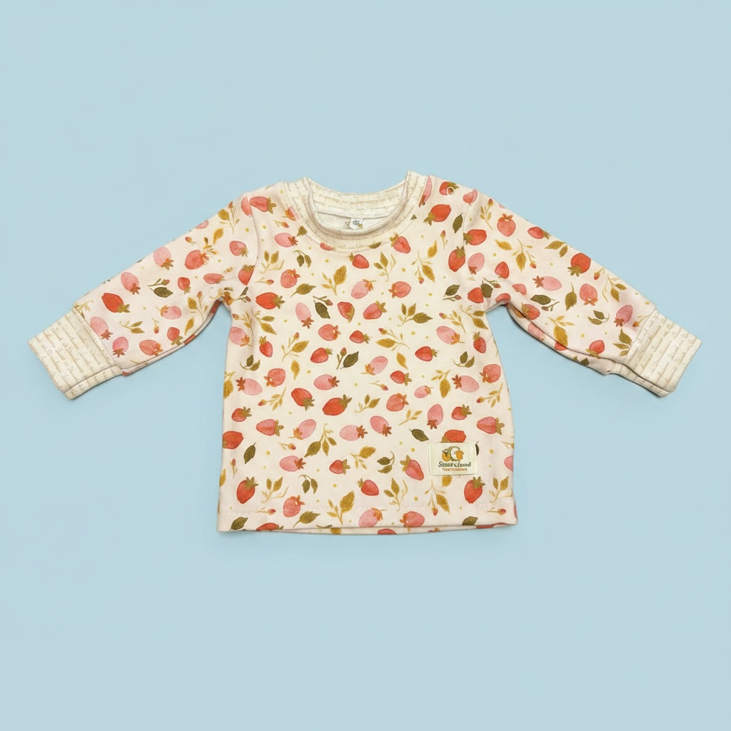 STRAWBERRY PJ’s 0-3 months