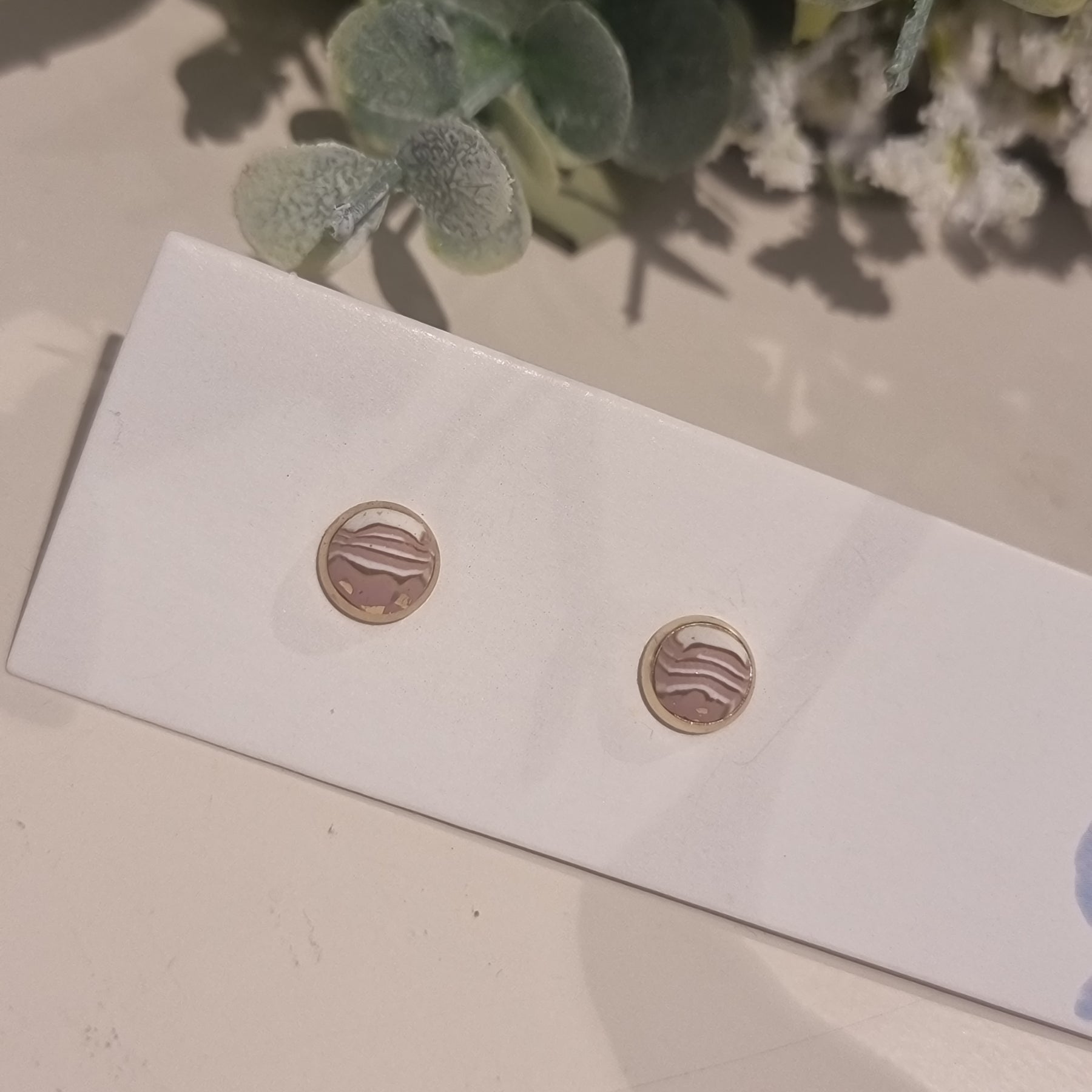 Soft Stripe Studs