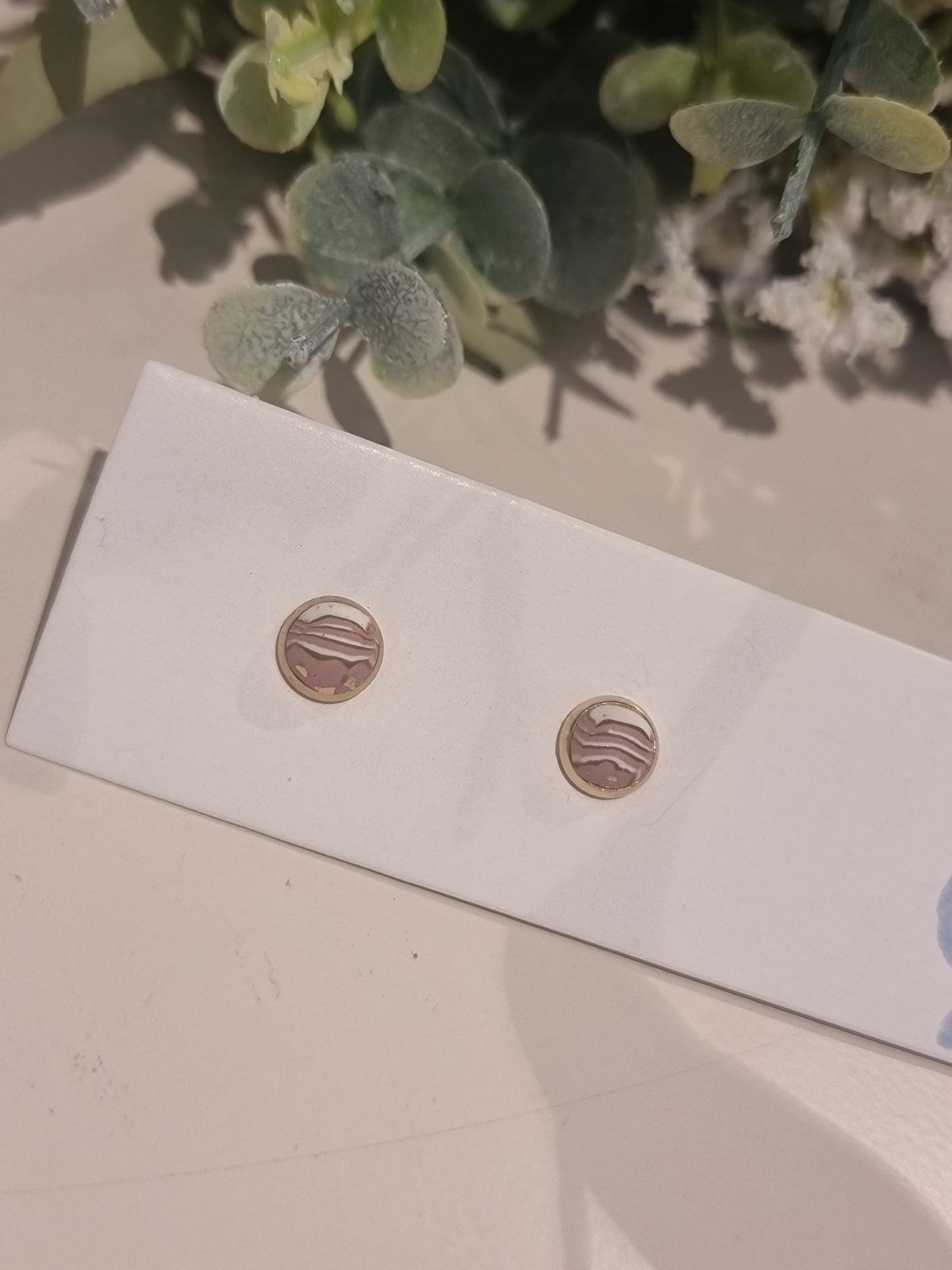 Soft Stripe Studs