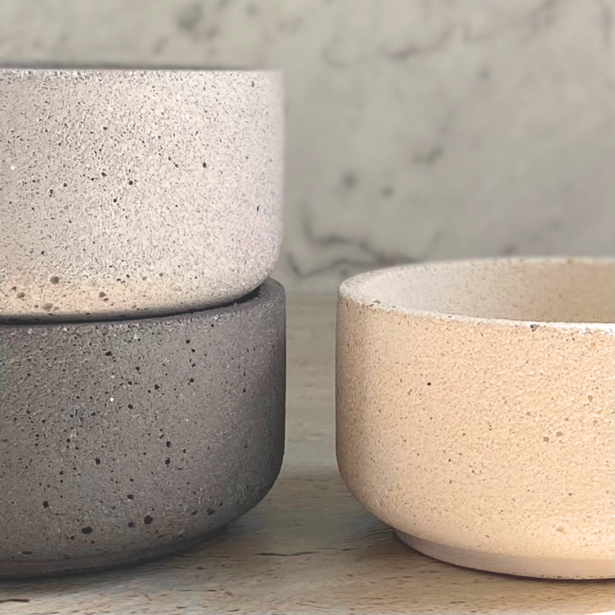 Mini and Large Round Bowl | Textured decor collection