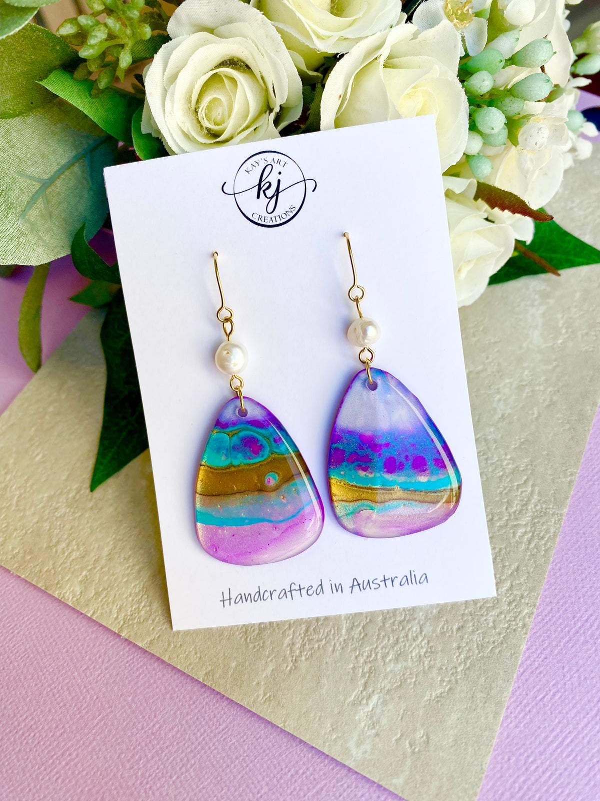 SOLD Freshwater Pearl Collection Dangle Earrings