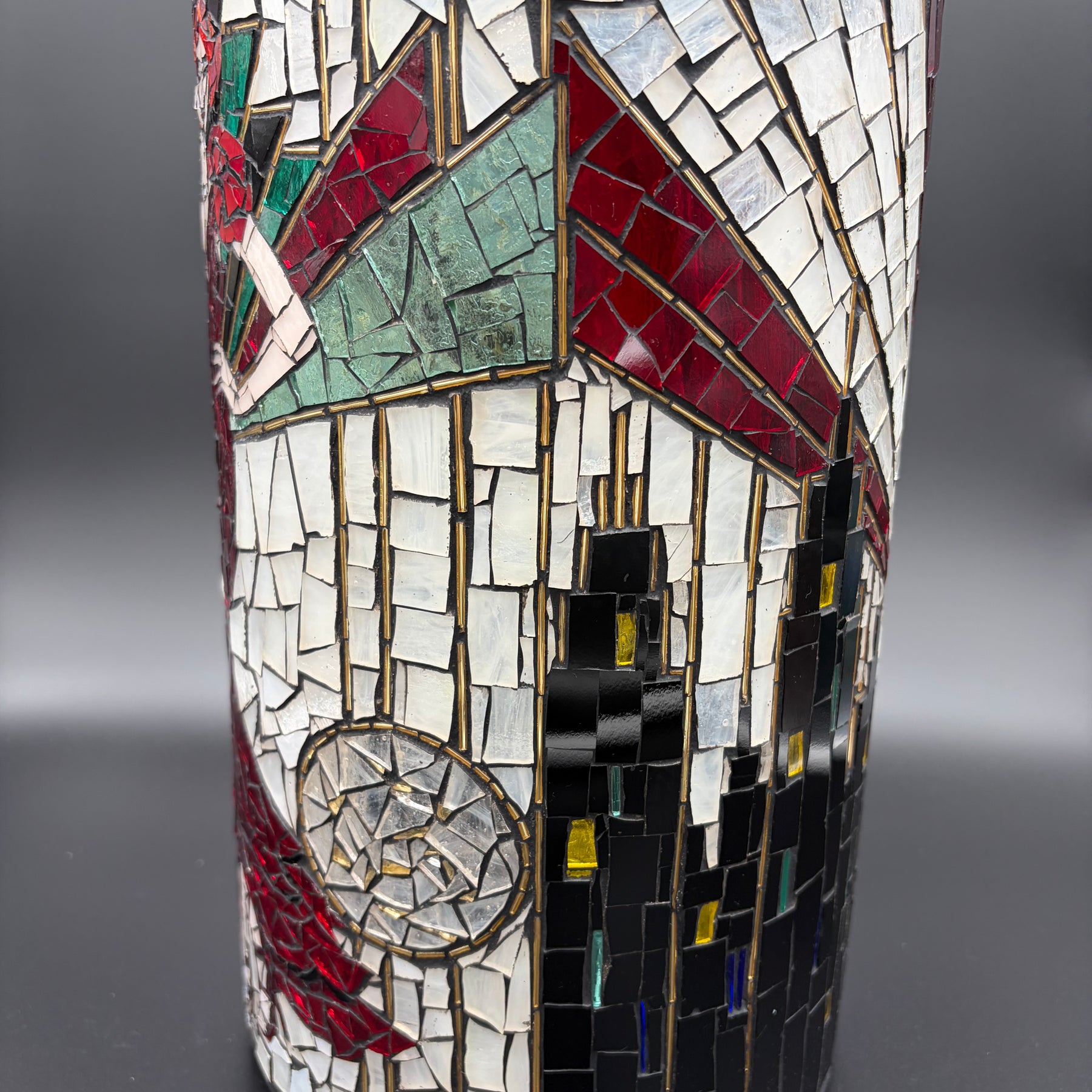 Myrtle – Handmade Art Deco Mosaic Votive