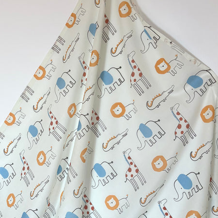Muslin Baby Wrap/Swaddle - Zoo Friends