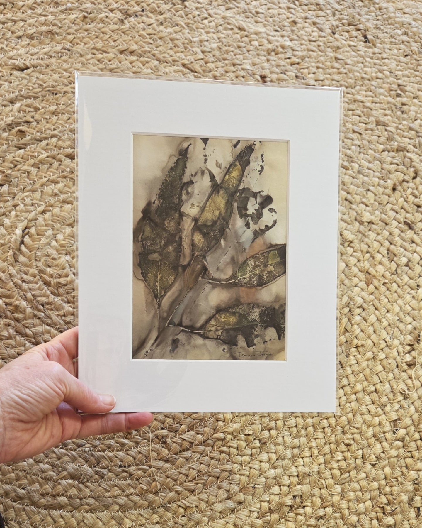 Wild Impressions ~ Set of 3 Original Botanical Artworks  - Eco Print & Watercolour