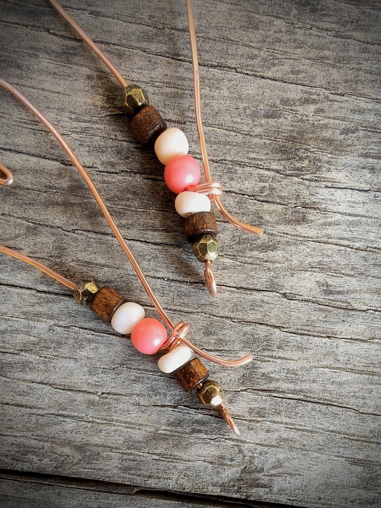 Got Heart earrings - copper or sterling silver