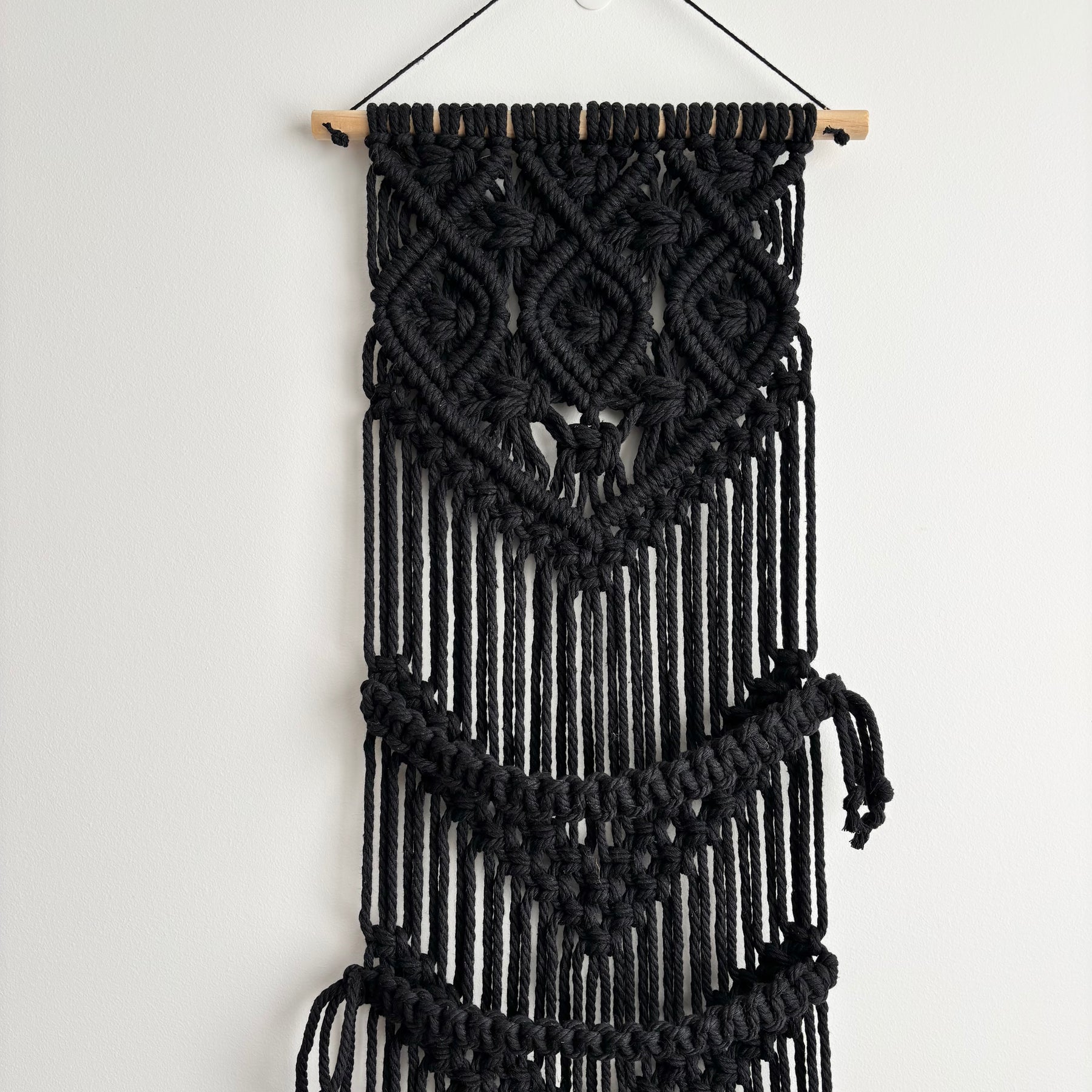 Macrame Cap Hanger Storage