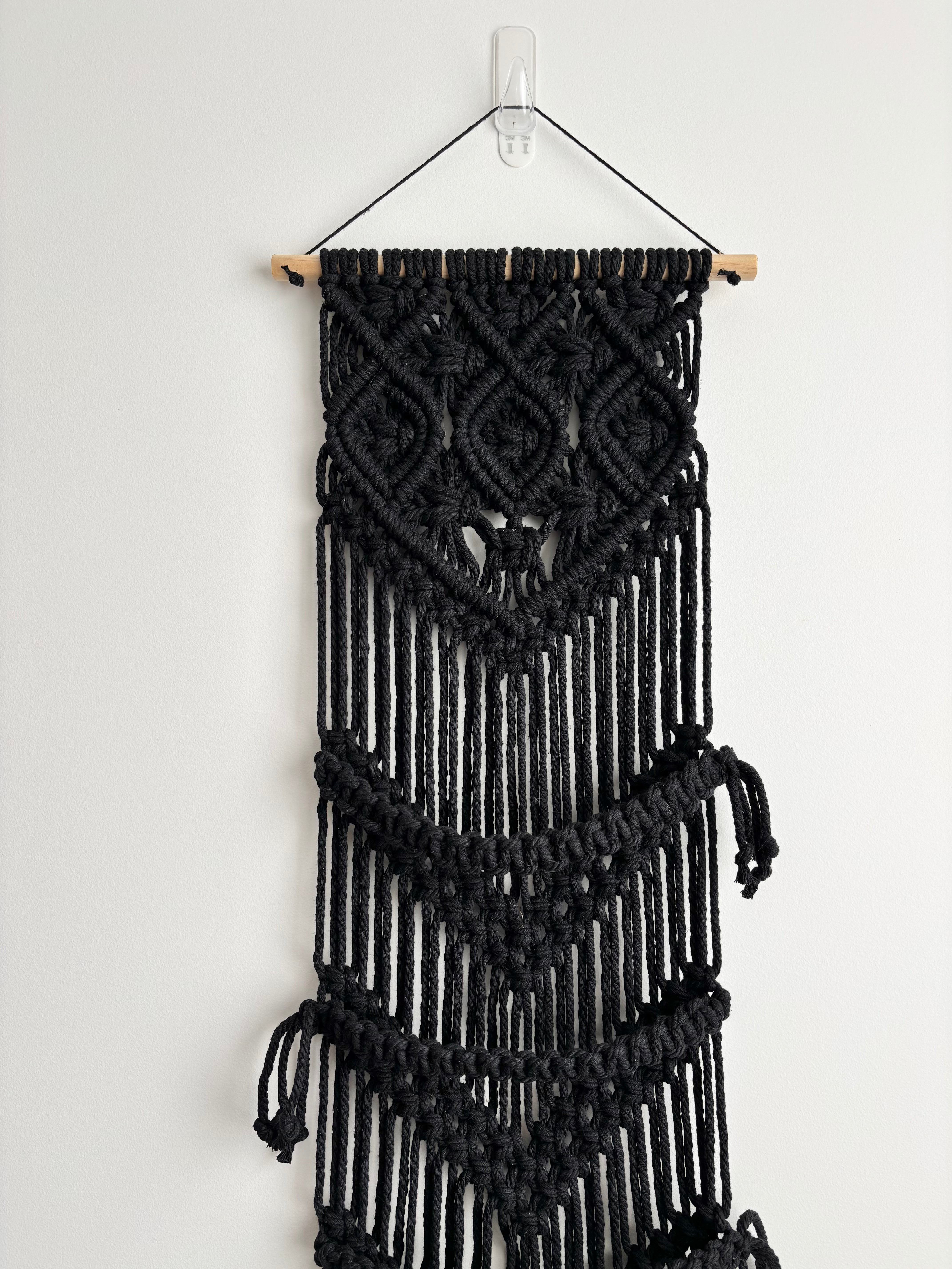 Macrame Cap Hanger Storage