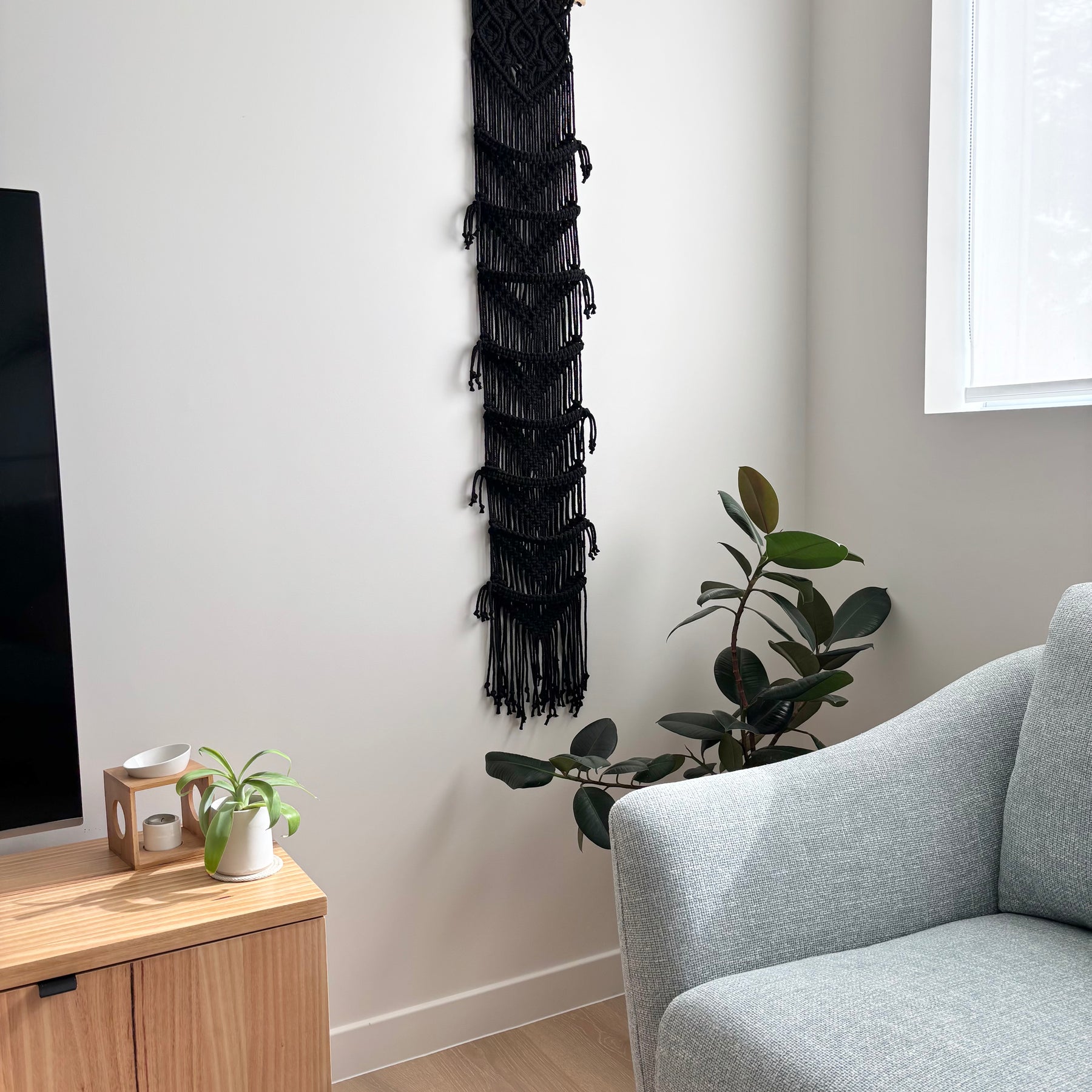 Macrame Cap Hanger Storage