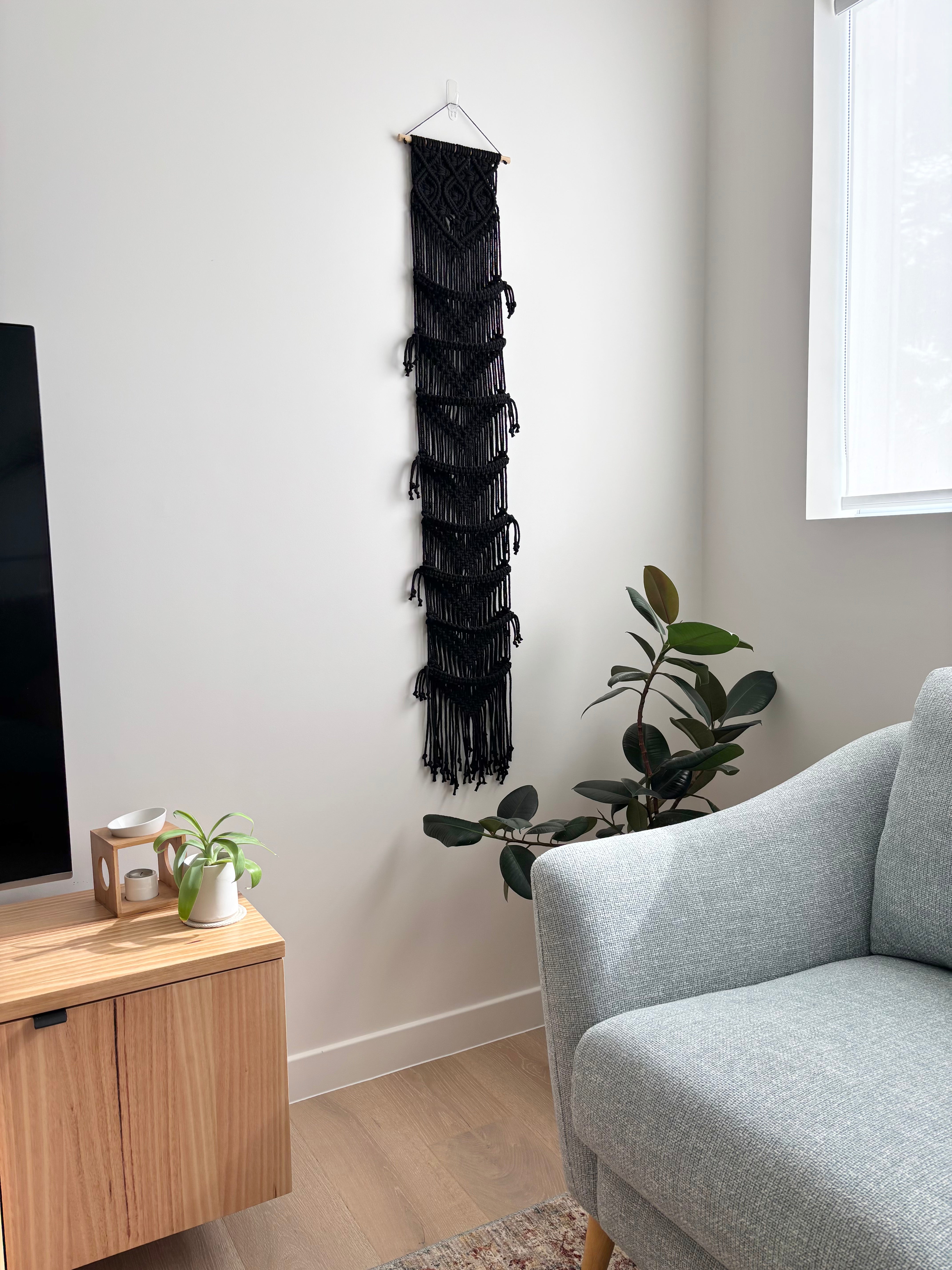 Macrame Cap Hanger Storage
