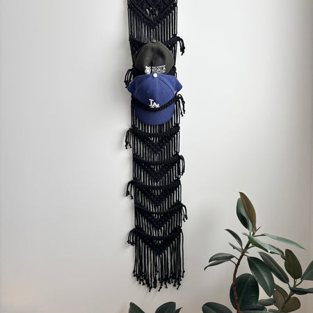Macrame Cap Hanger Storage