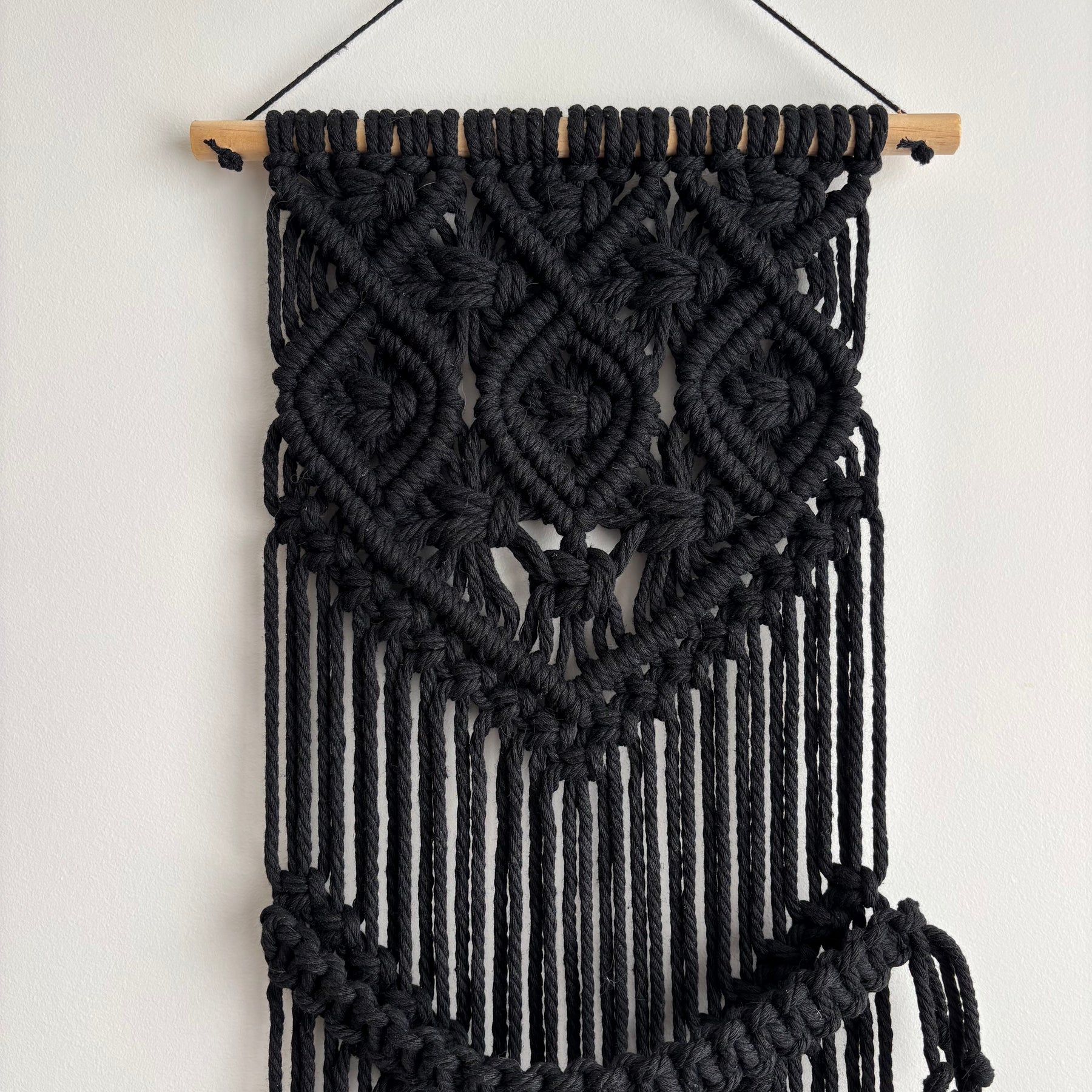 Macrame Cap Hanger Storage